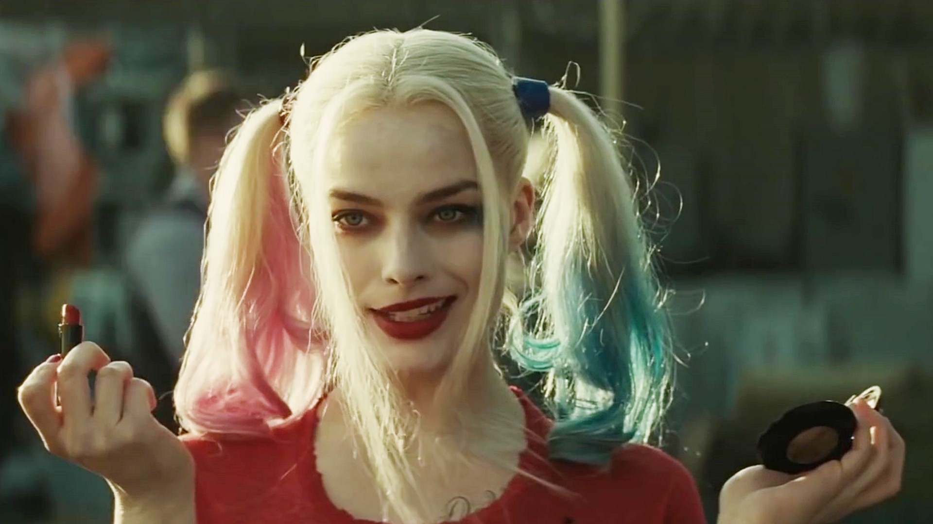 Harley Quinn in Suicide Squad, Margot Robbie's portrayal, Glamorous and dangerous, Memorable movie, 1920x1080 Full HD Desktop