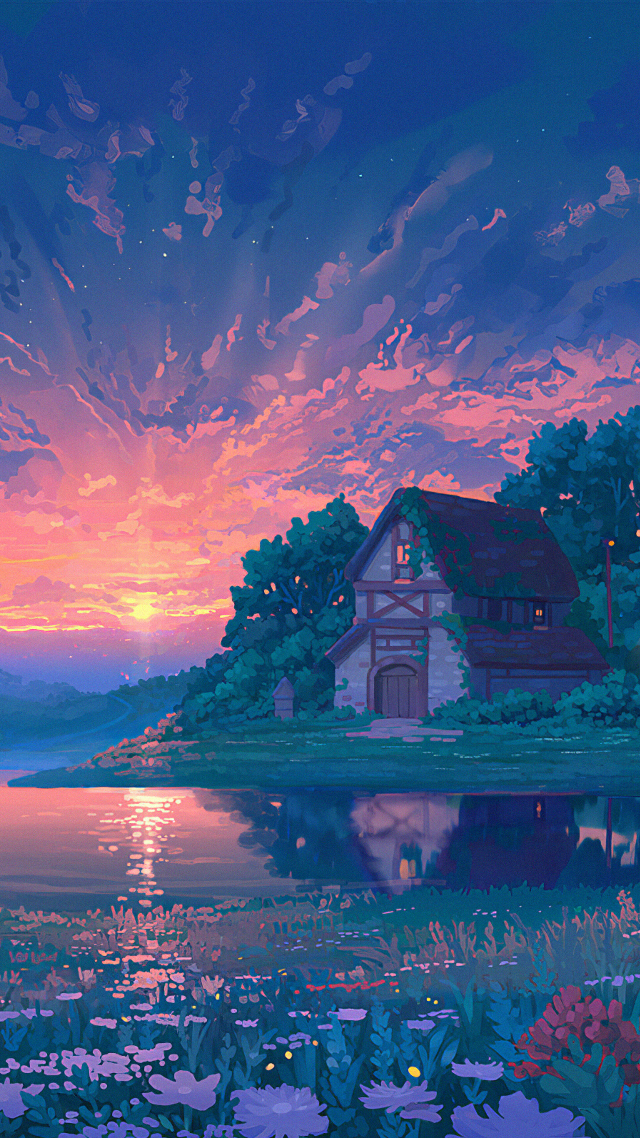 Studio Ghibli: Whisper of the Heart, A 1995 film directed by Yoshifumi Kondo. 2160x3840 4K Wallpaper.