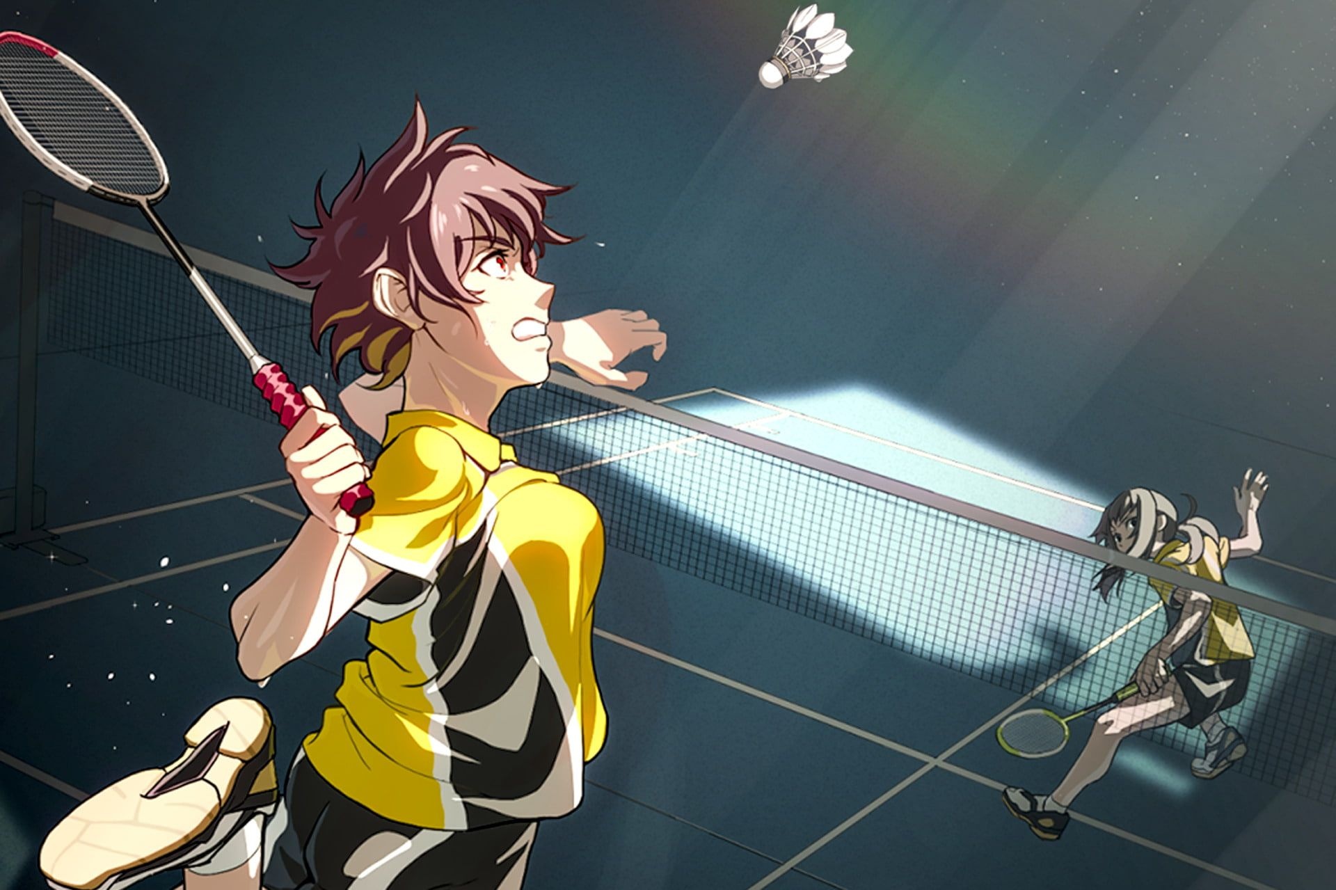 Hanebado! (Anime): Nagisa Aragaki, Strict captain of the badminton club. 1920x1280 HD Wallpaper.