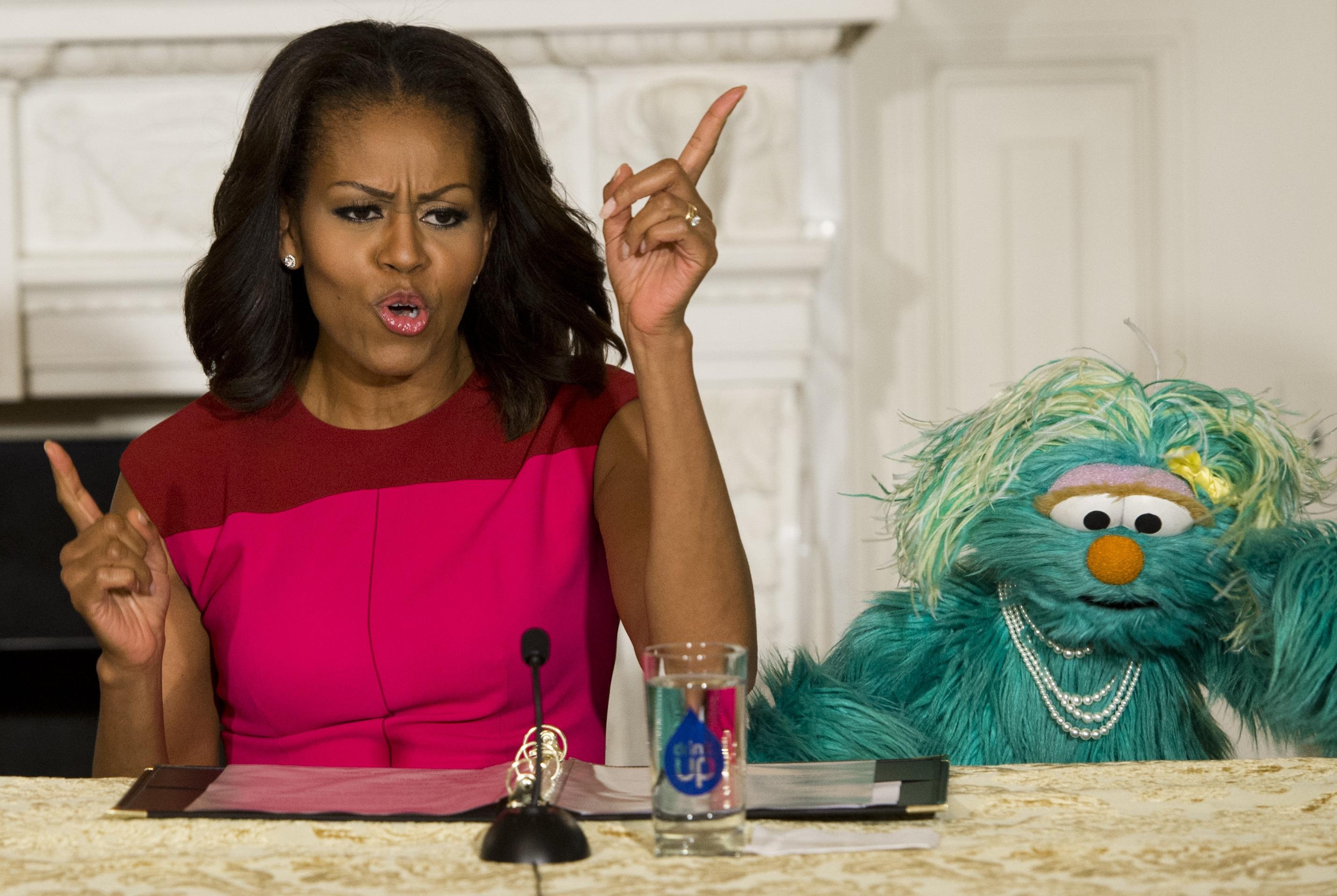 Michelle Obama, Netflix children's show, Healthy eating, New project announcement, 2860x1920 HD Desktop