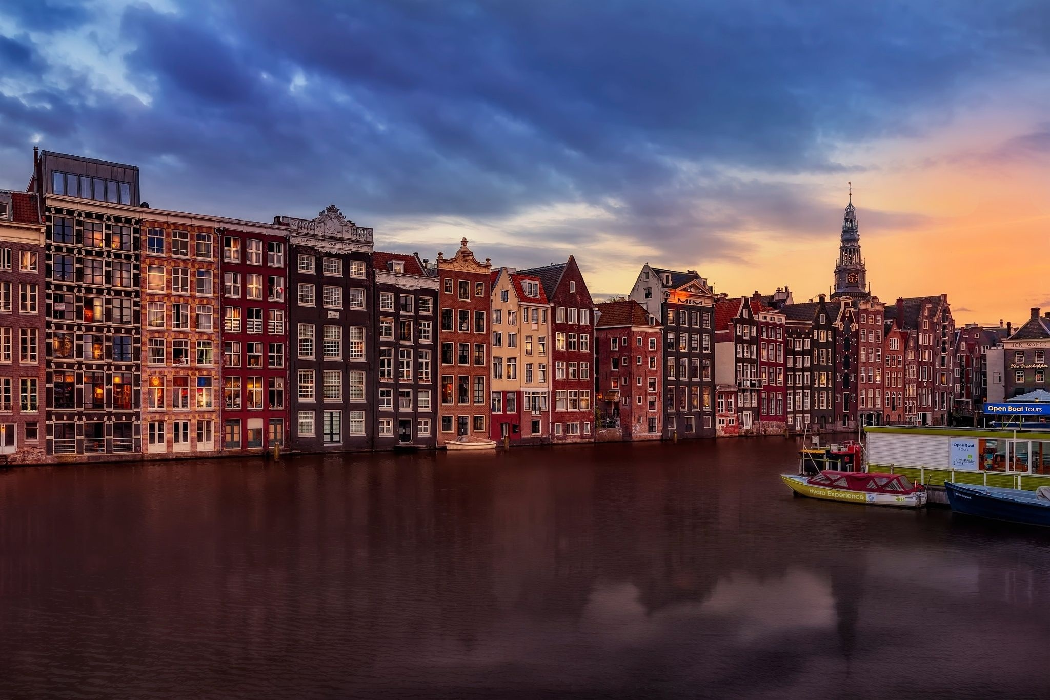 Amsterdam skyline, Iconic view, Dutch city, Travel destination, 2050x1370 HD Desktop