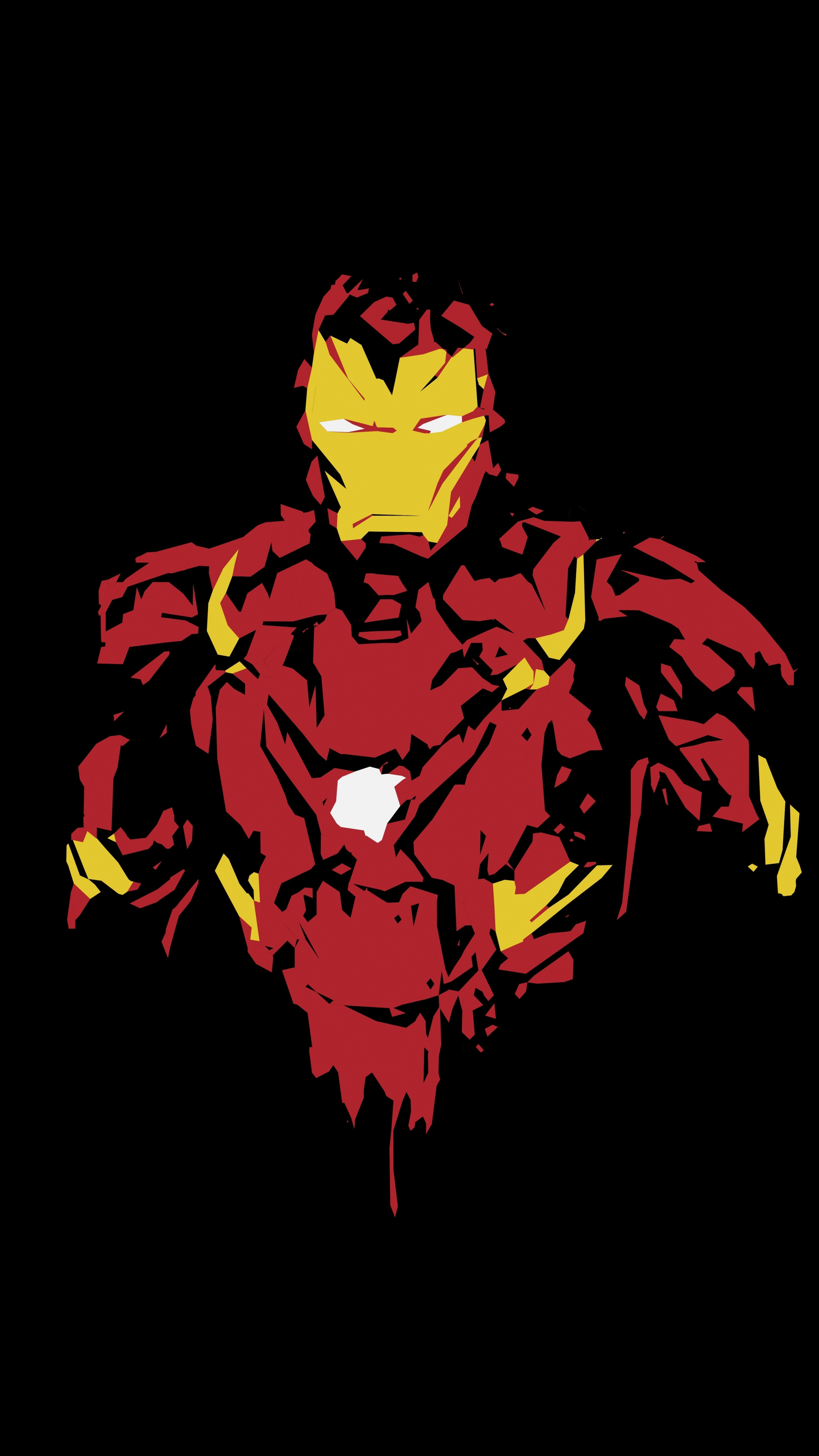 Superhero, Iron Man artwork, HD wallpapers, Dark and dramatic, 2160x3840 4K Handy
