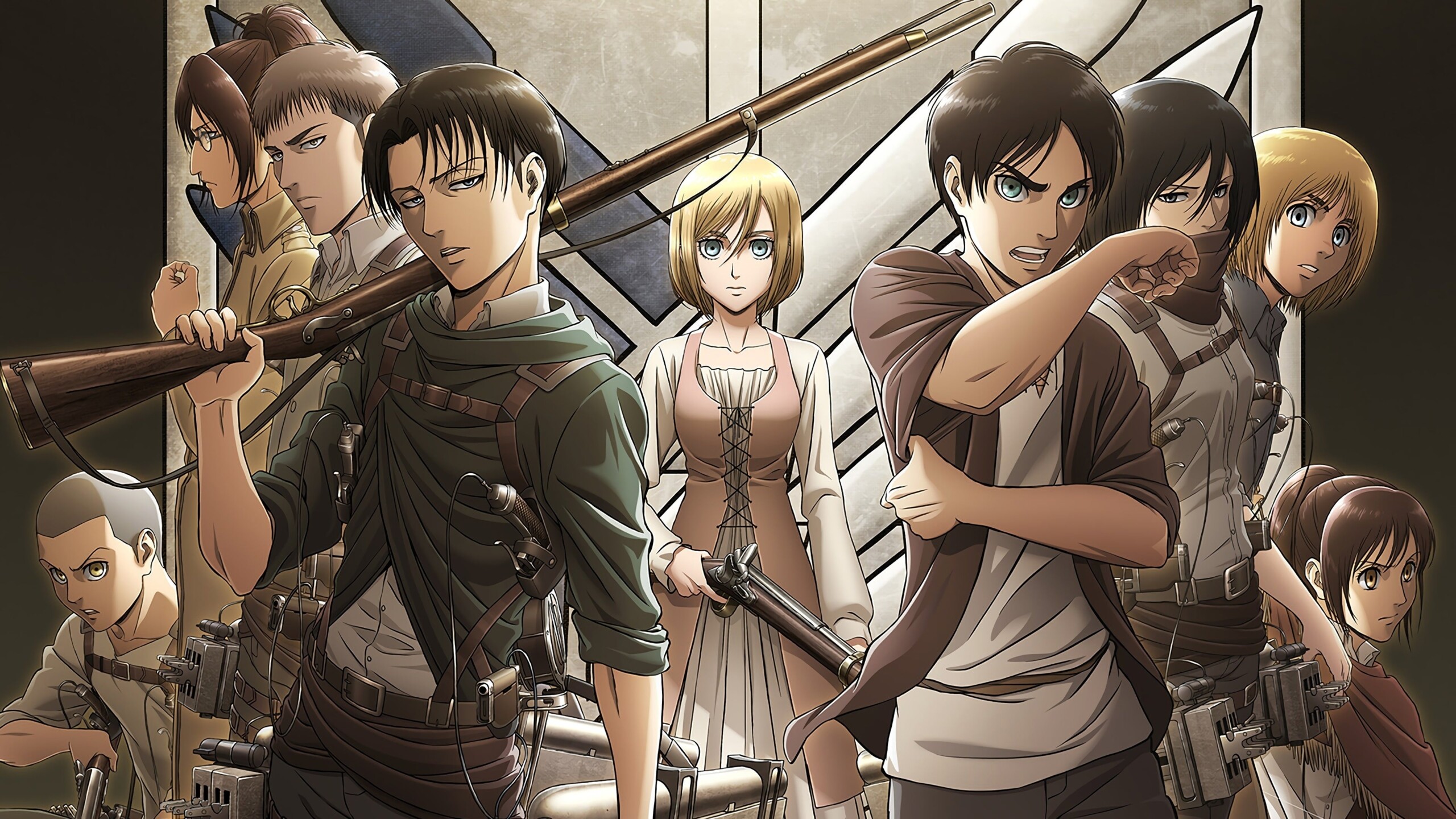 Attack on Titan: The Final Season: "The Other Side of the Sea", War against the Mid-East Allied Forces. 2560x1440 HD Wallpaper.