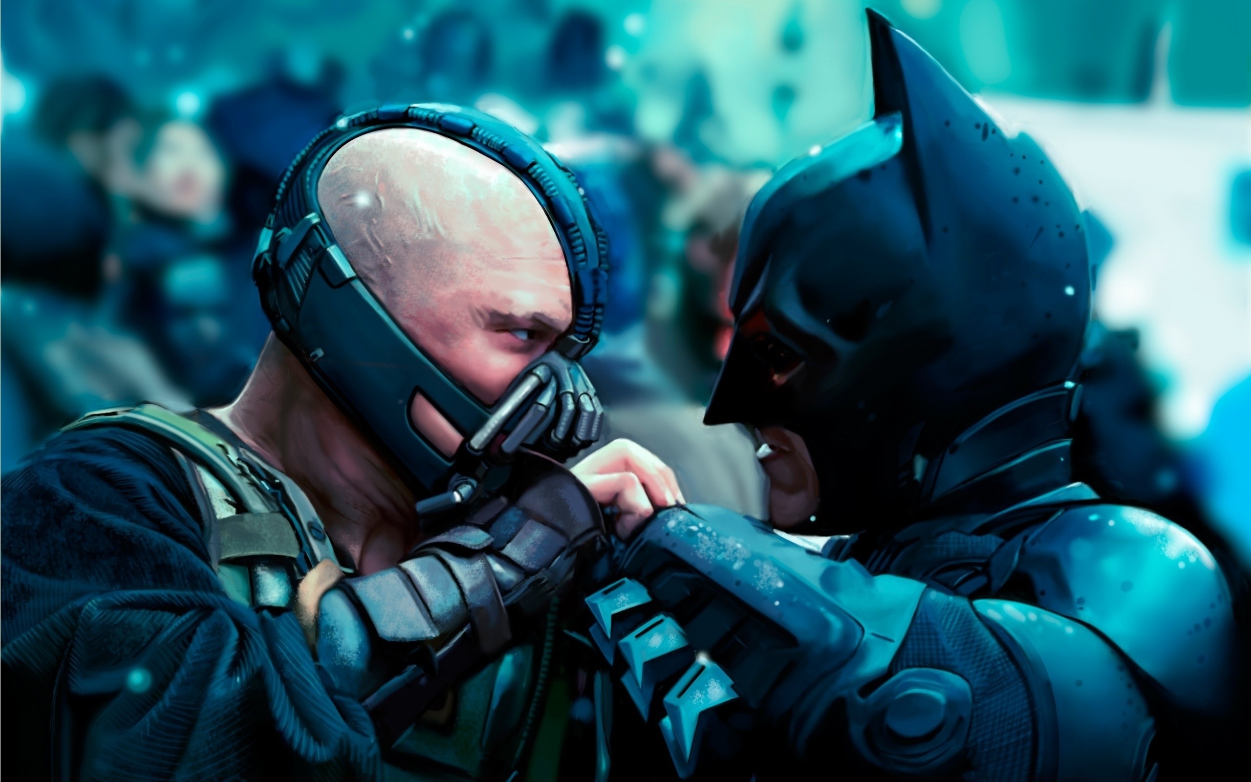 Christian Bale, Batman art, Vertical wallpaper, Michelle Anderson, 2560x1600 HD Desktop