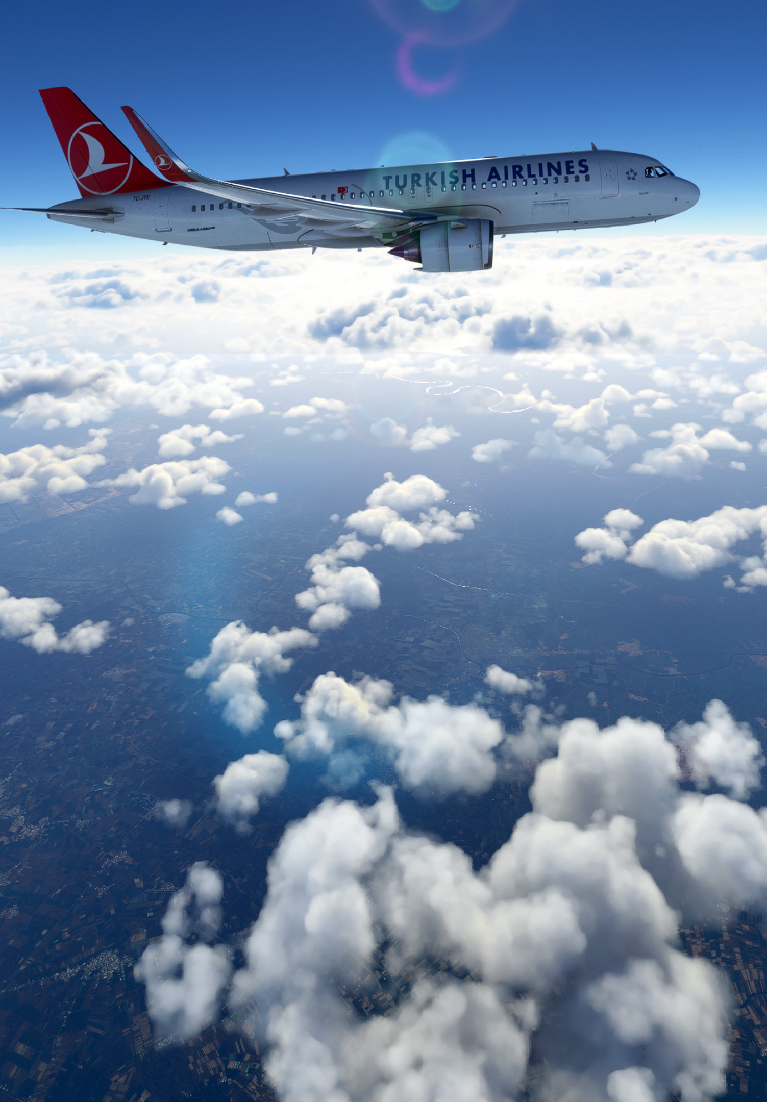 Turkish Airlines, A320, LTAC HESH, Screen shots, 1510x2160 HD Handy