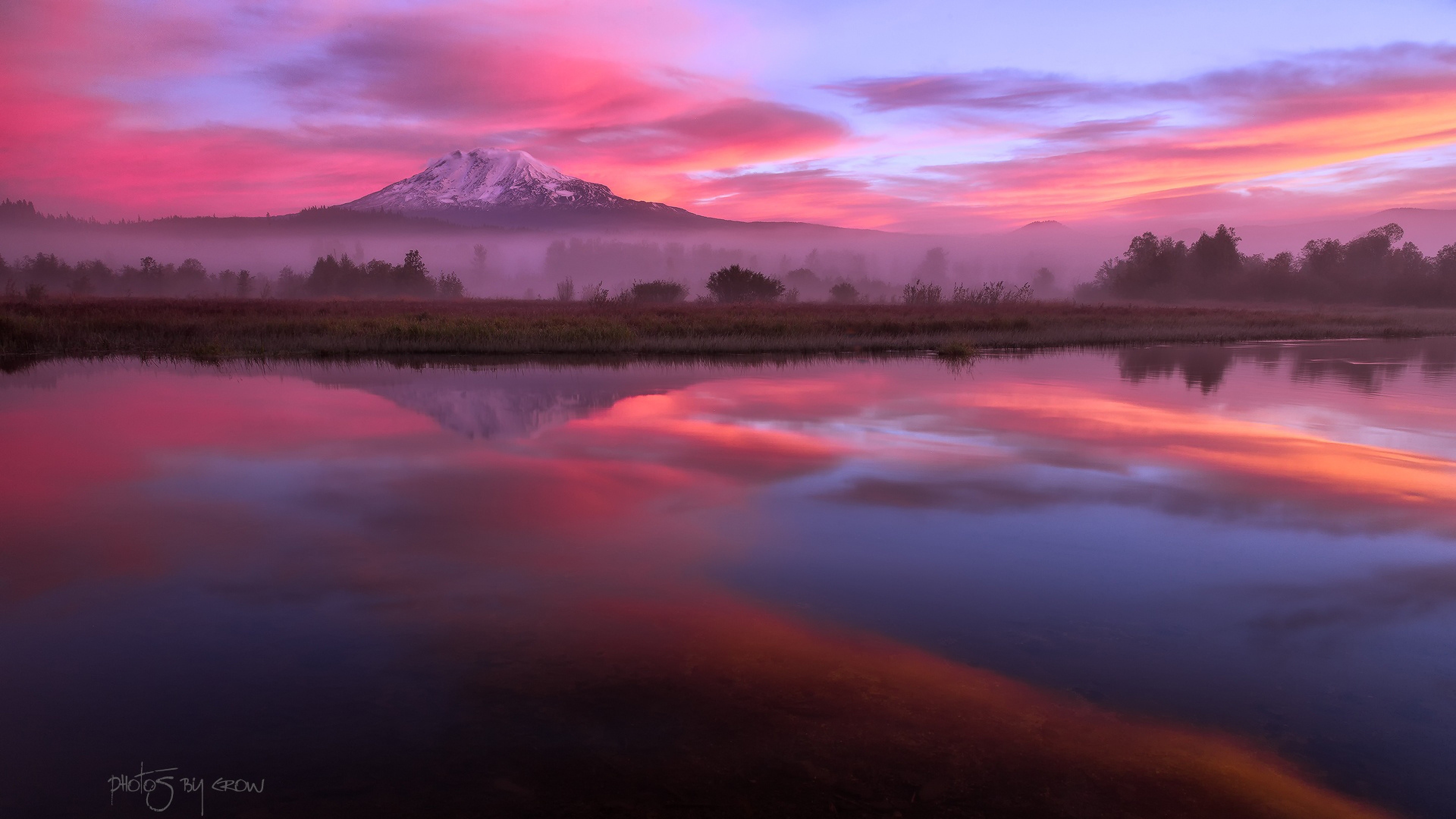 Washington's volcanic beauty, Nature's fury unleashed, Stunning 4k wallpapers, Breathtaking scenery, 3840x2160 4K Desktop