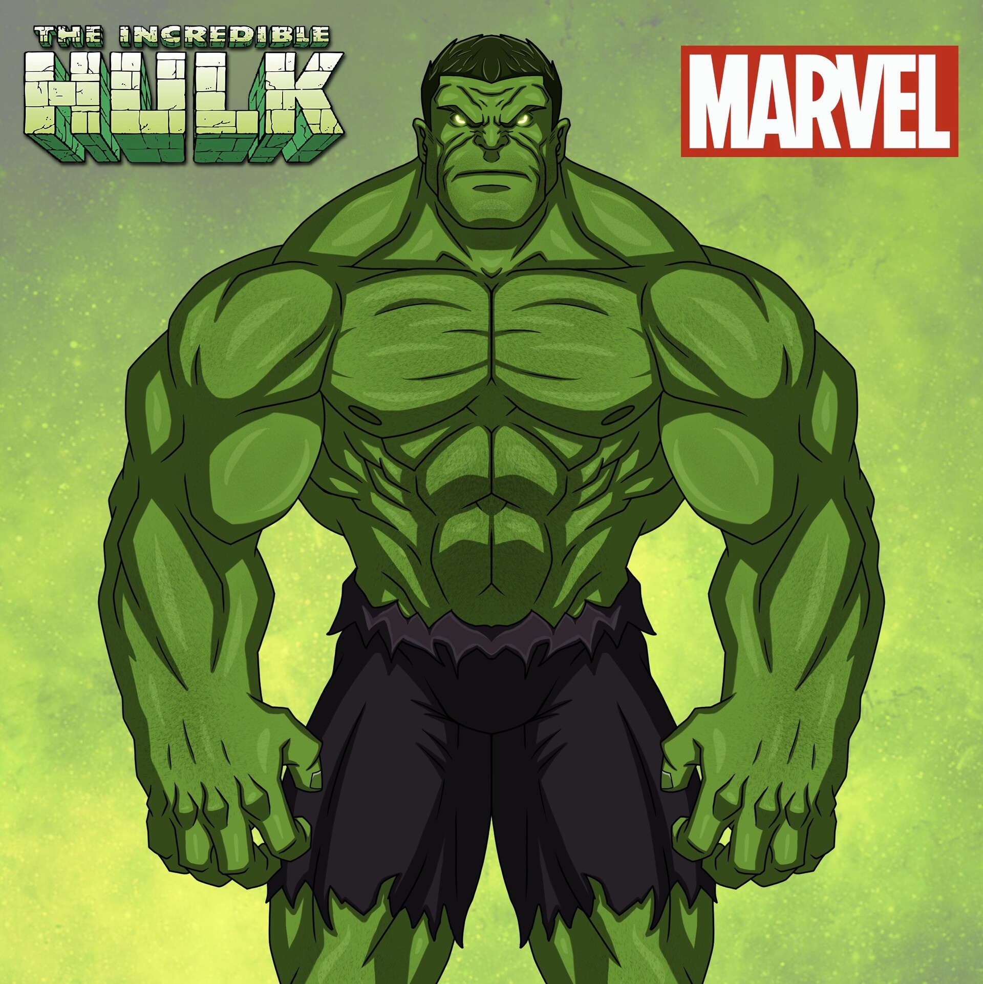 Incredible Hulk (Comics), ArtStation showcase, Incredible artwork, Comic book fandom, 1920x1930 HD Phone
