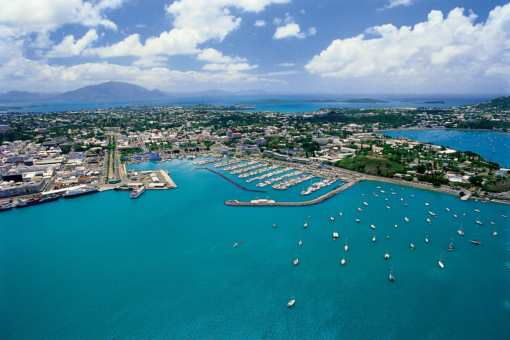 Noumea city, Noumea harbour, New Caledonia, Tropical paradise, 2000x1340 HD Desktop