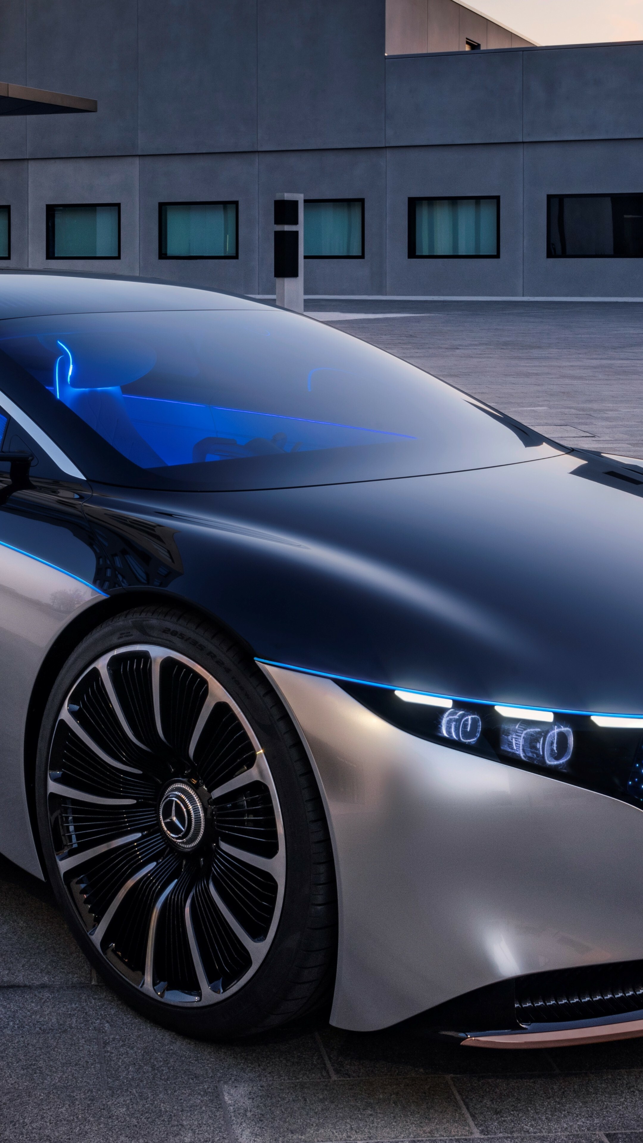 Mercedes-Benz EQS: Vision, Frankfurt Motor Show 2019, Cars, Electric vehicle. 2160x3840 4K Wallpaper.