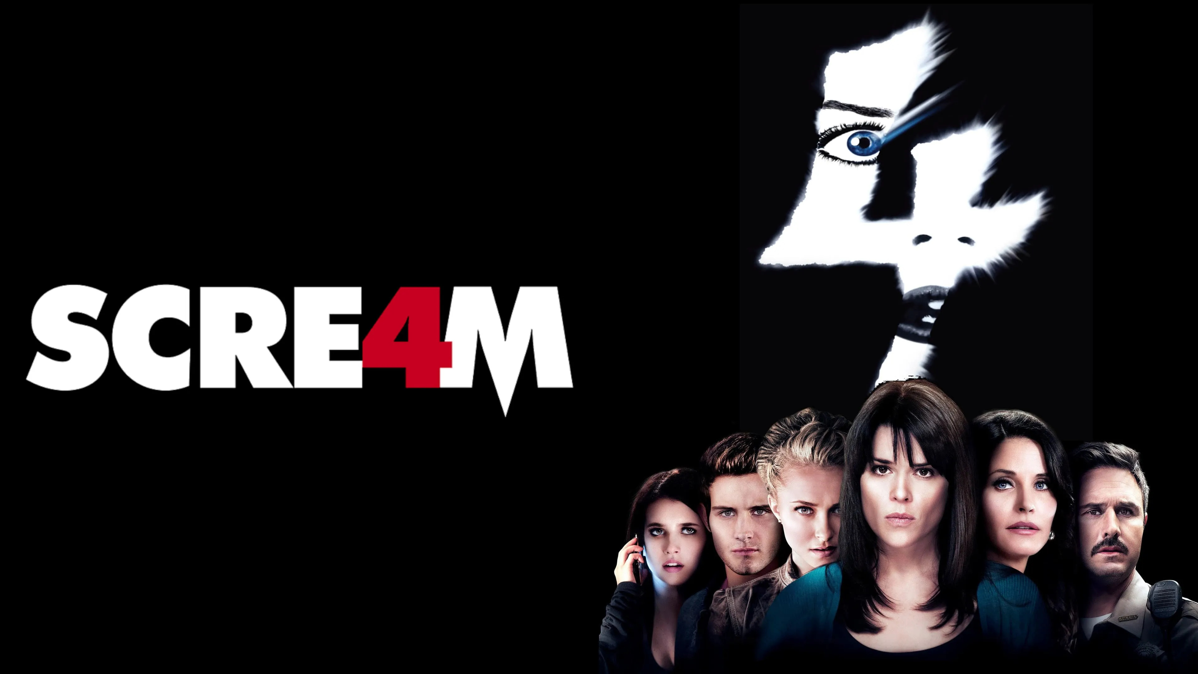 Neve Campbell, Scream 4, Full movie, Horror film, 3840x2160 4K Desktop