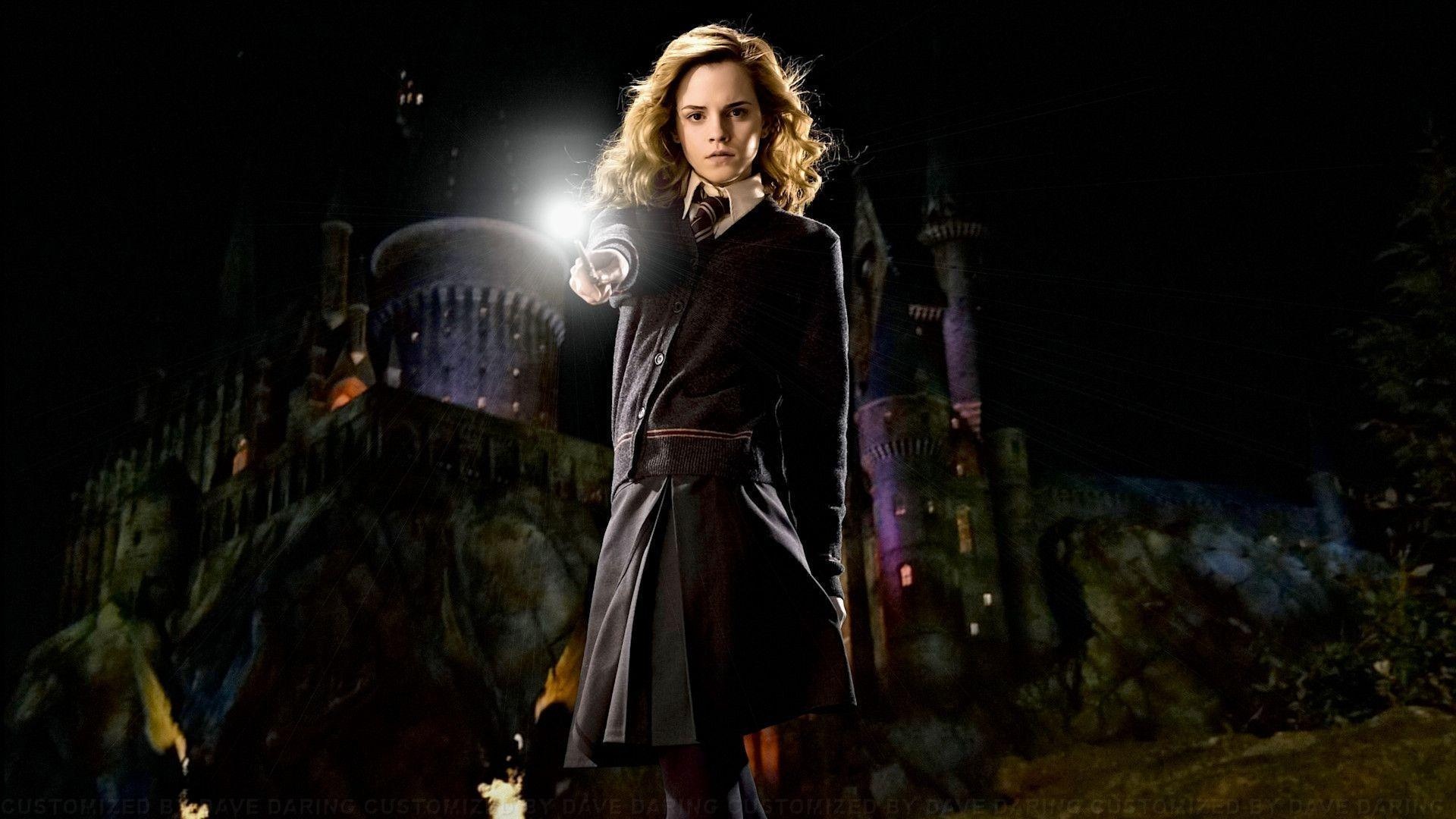 Hermione: The brightest witch of her age, "Harry Potter" films. 1920x1080 Full HD Wallpaper.