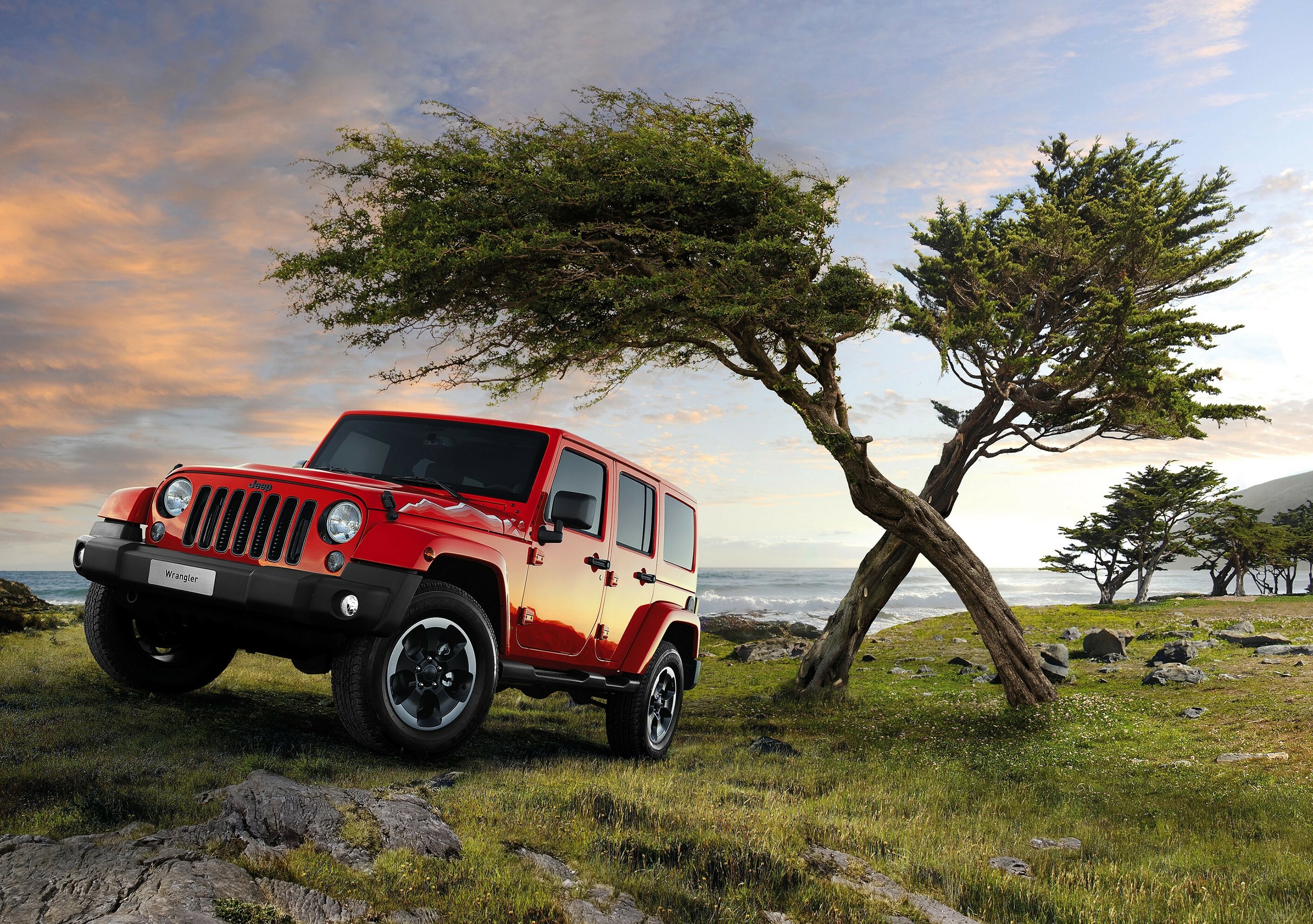 Jeep Wrangler: The marque has been complemented with long-wheelbase versions, called Unlimited, from 2004. 2840x2000 HD Wallpaper.