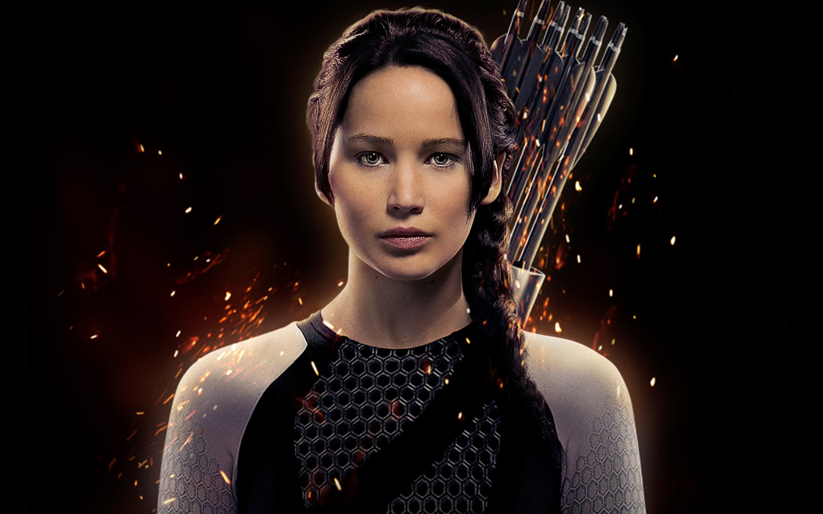 Jennifer Lawrence as Katniss, HD movies 4k wallpapers, Backgrounds, Photos, 2880x1800 HD Desktop