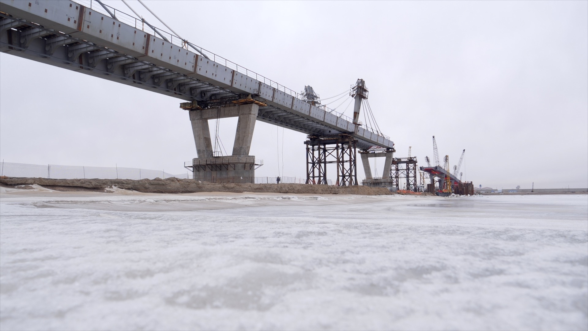 The Amur River, China-Russia bridge, Connecting nations, CGTN news, 1920x1080 Full HD Desktop