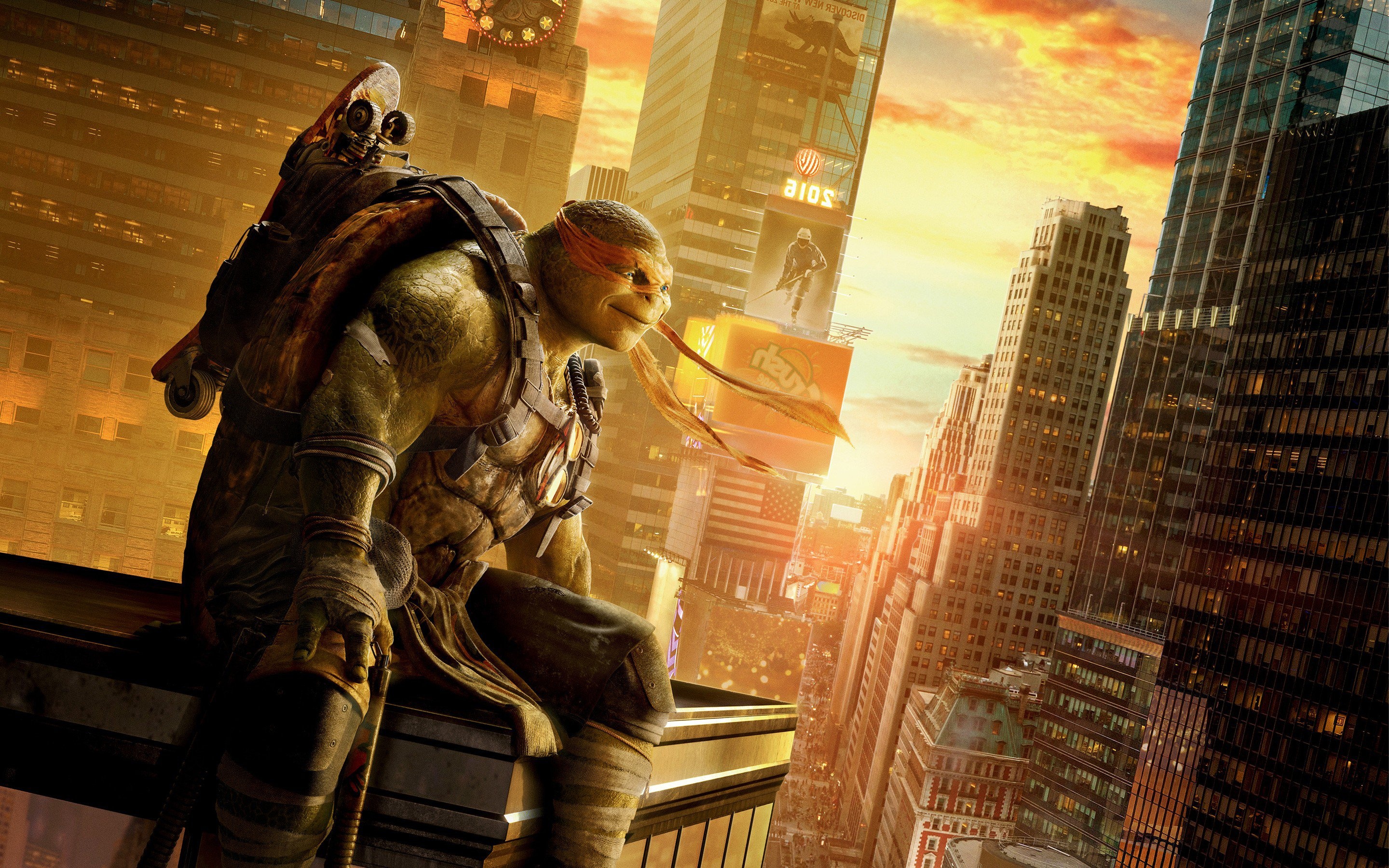 Mutant Ninja Turtles, Movie wallpapers, HD images, Heroes in half shell, 2880x1800 HD Desktop
