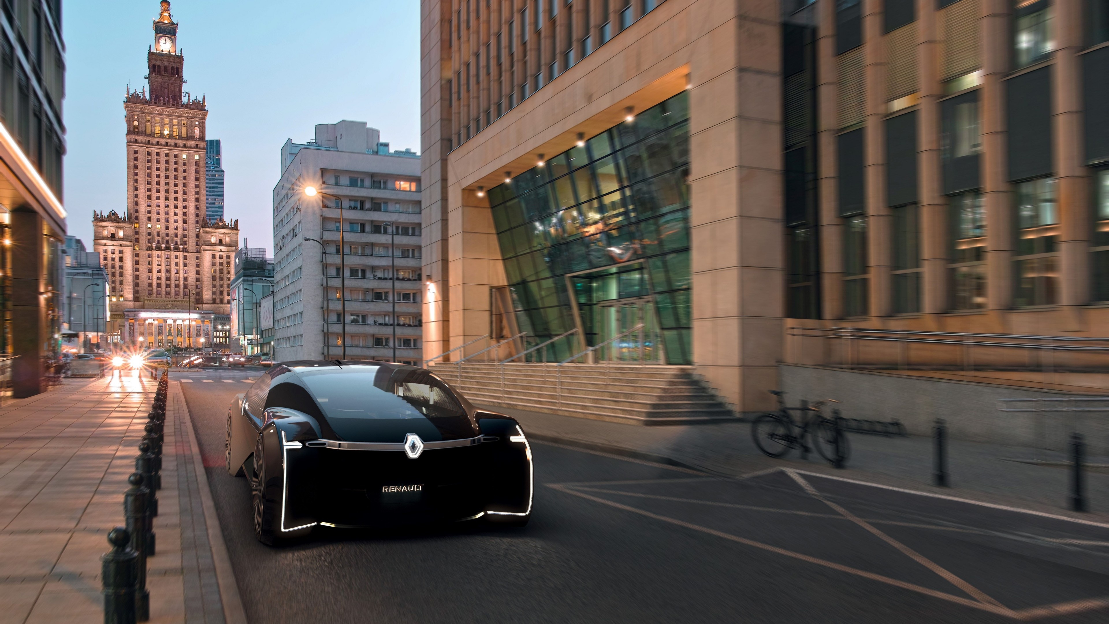 Renault EZ, Electric car concept, Futuristic design, Innovative technology, 3840x2160 4K Desktop