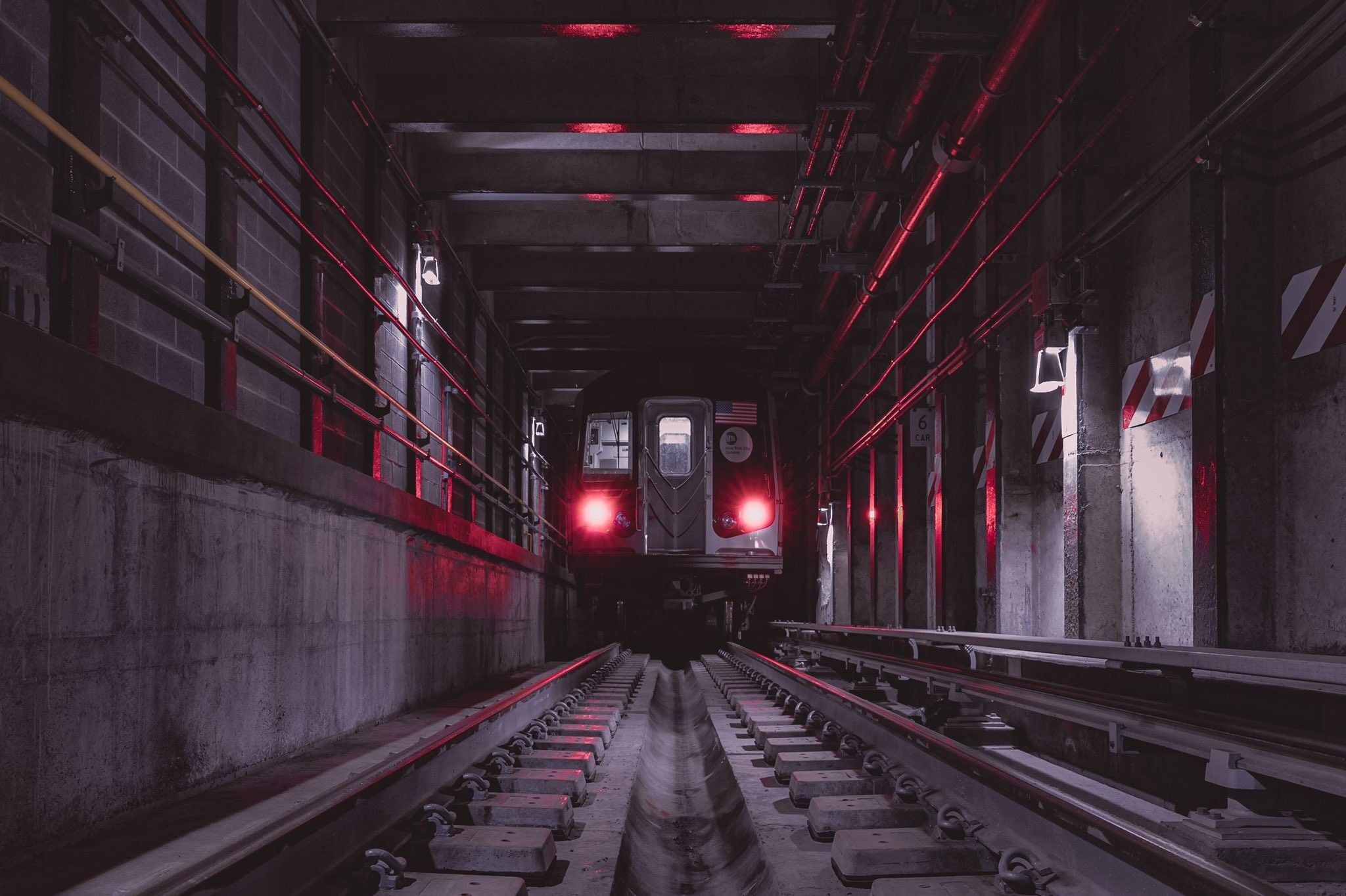 Subway travels, NYC subway tunnels, Urban infrastructure, City transport, 2050x1370 HD Desktop