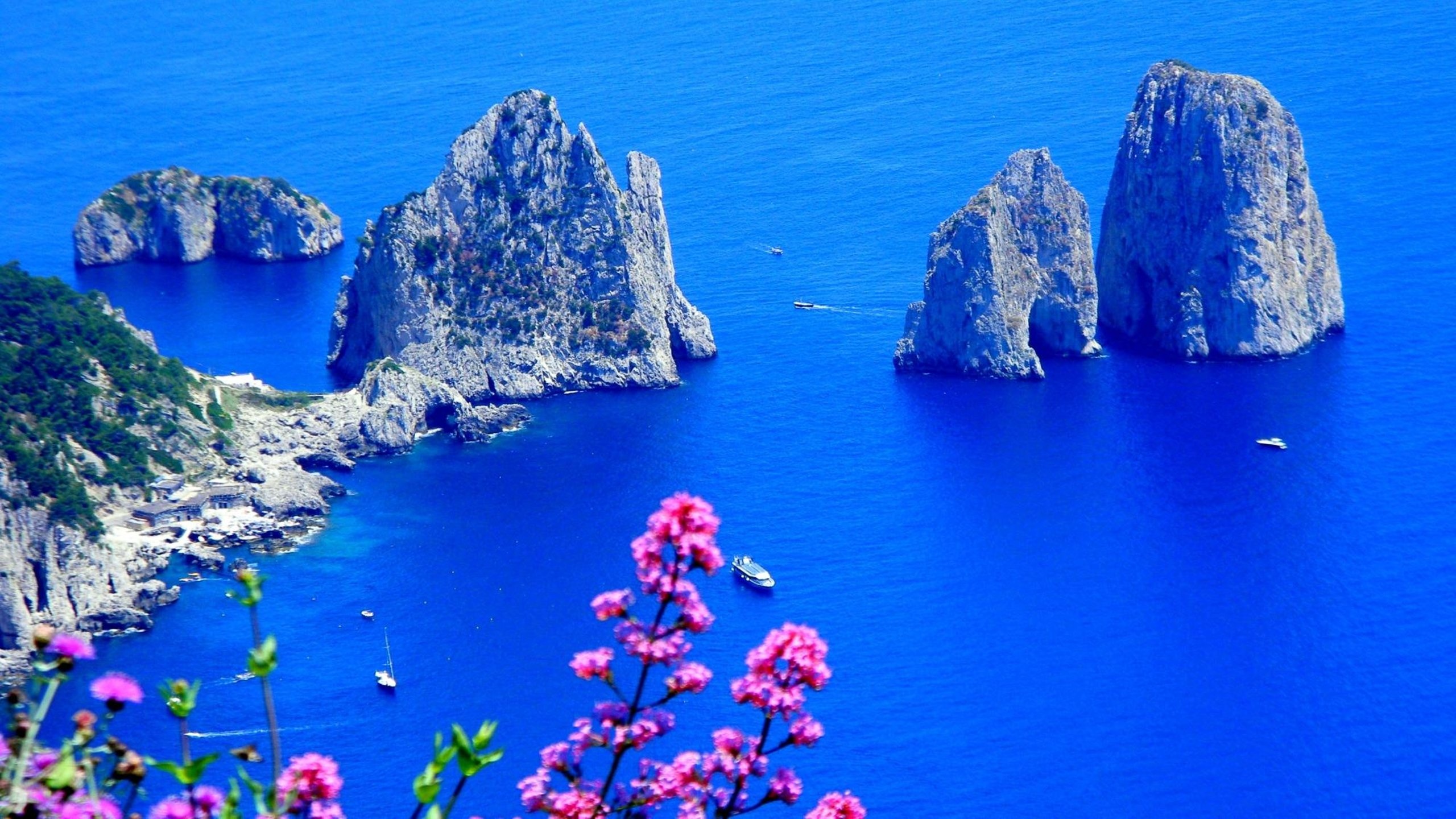 Capri Island, Affordable flights, Trip to Anacapri, Italy, 2560x1440 HD Desktop
