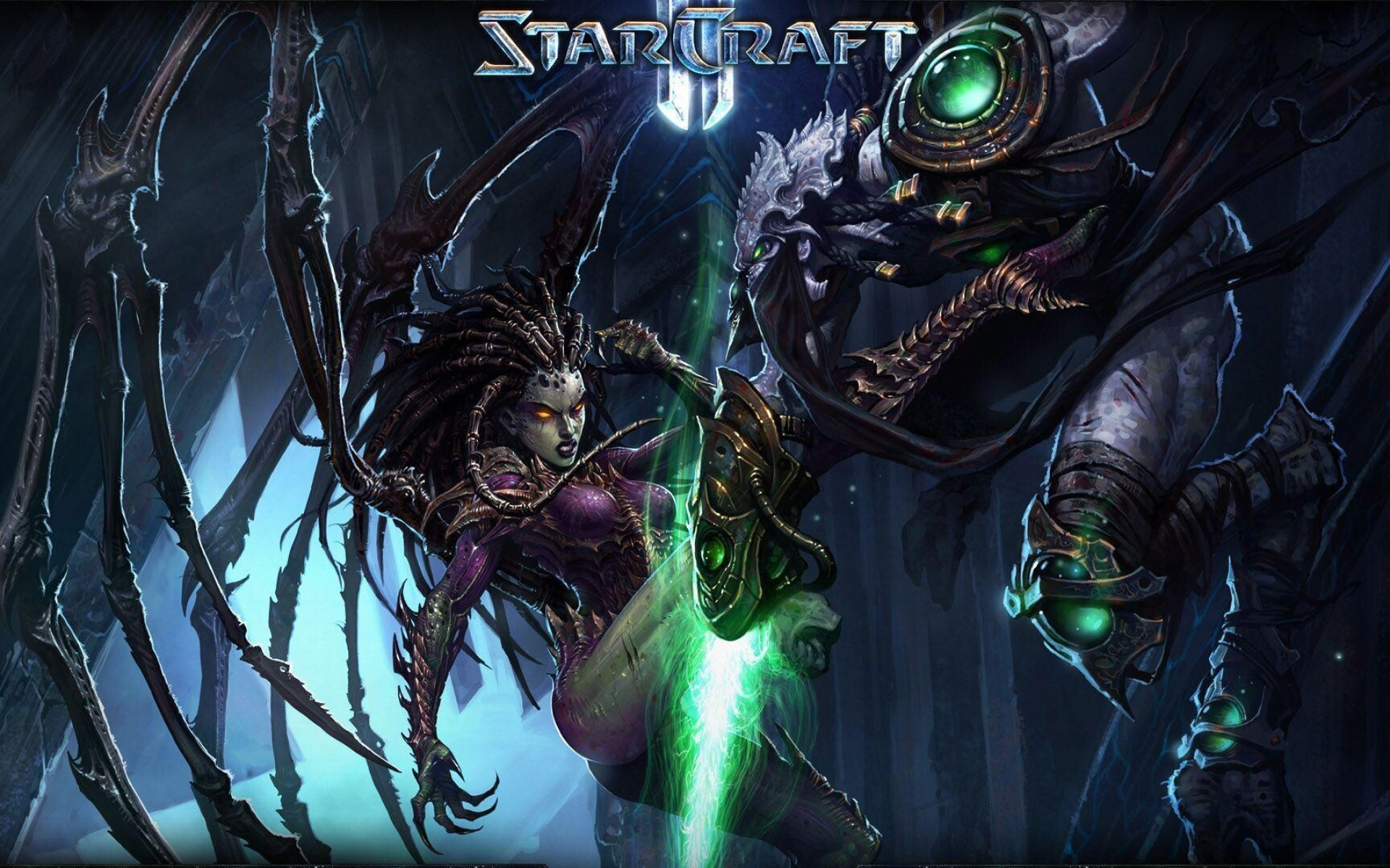 Ghost (Kerrigan): StarCraft II: Heart of the Swarm, An expansion pack to the StarCraft II: Wings of Liberty video game. 1920x1200 HD Background.
