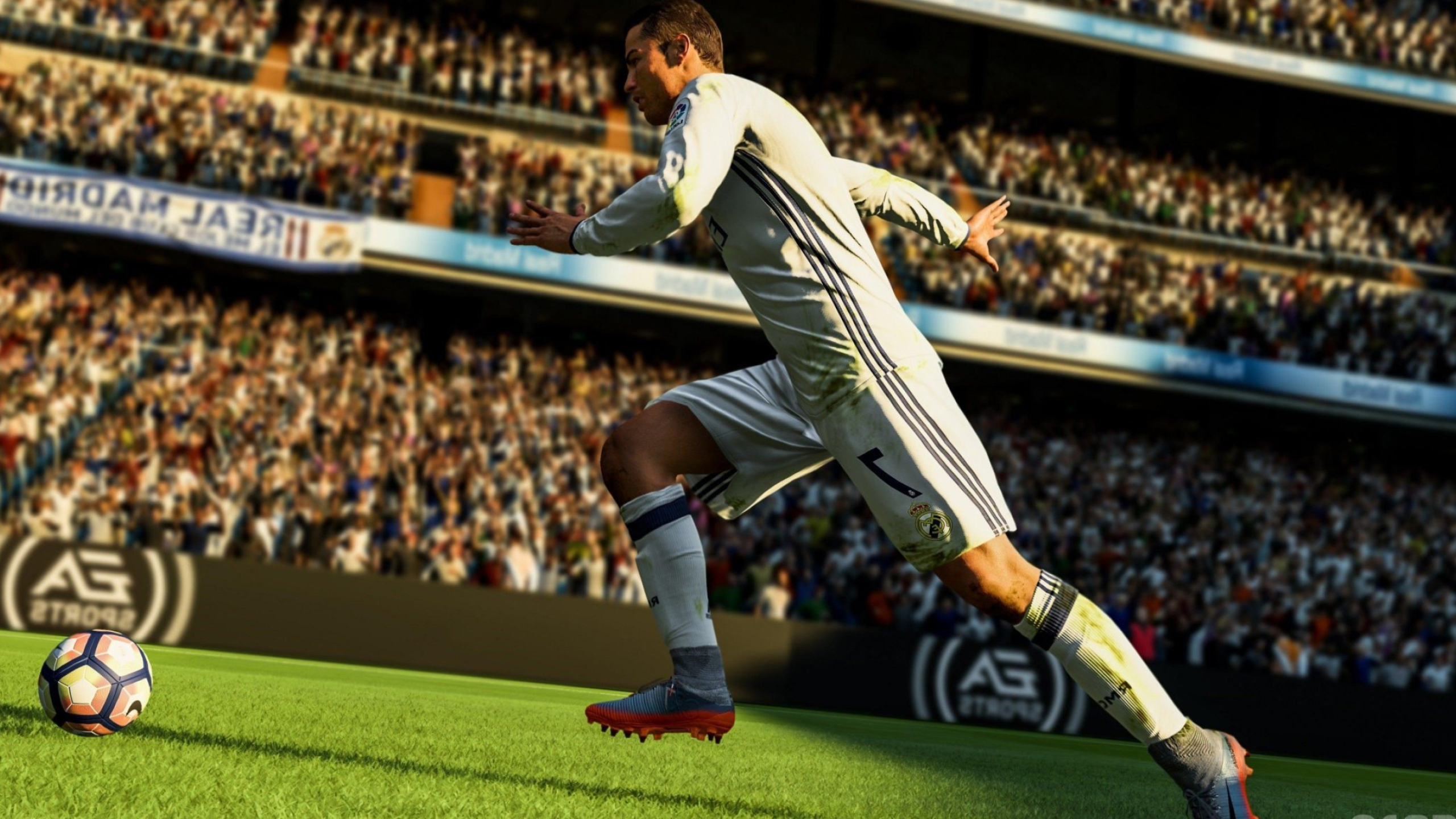 FIFA Soccer (Game): The 29th installment in the series, HyperMotion Technology. 2560x1440 HD Background.