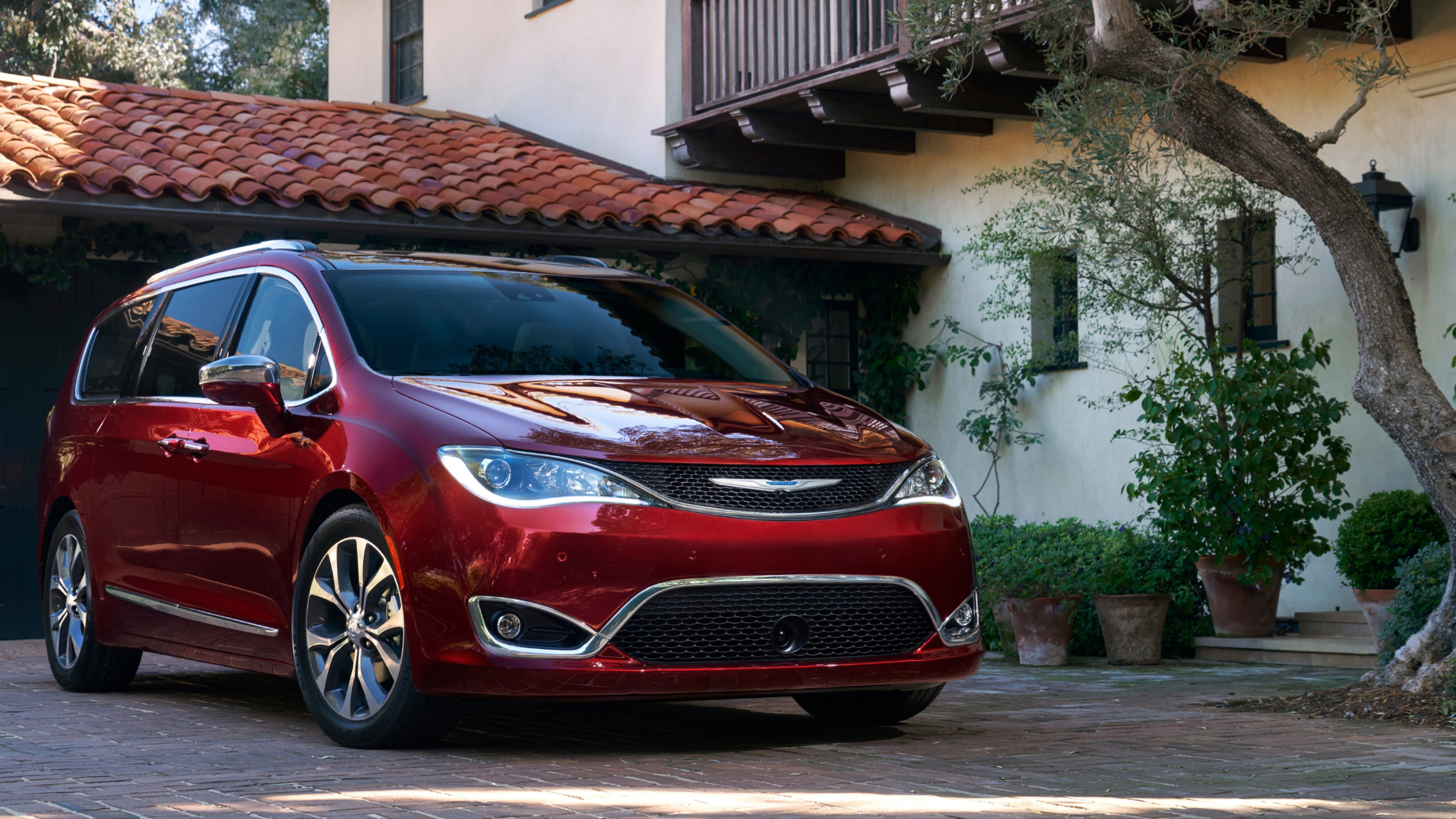 Chrysler Pacifica, Family car, Stylish design, State-of-the-art features, 3840x2160 4K Desktop