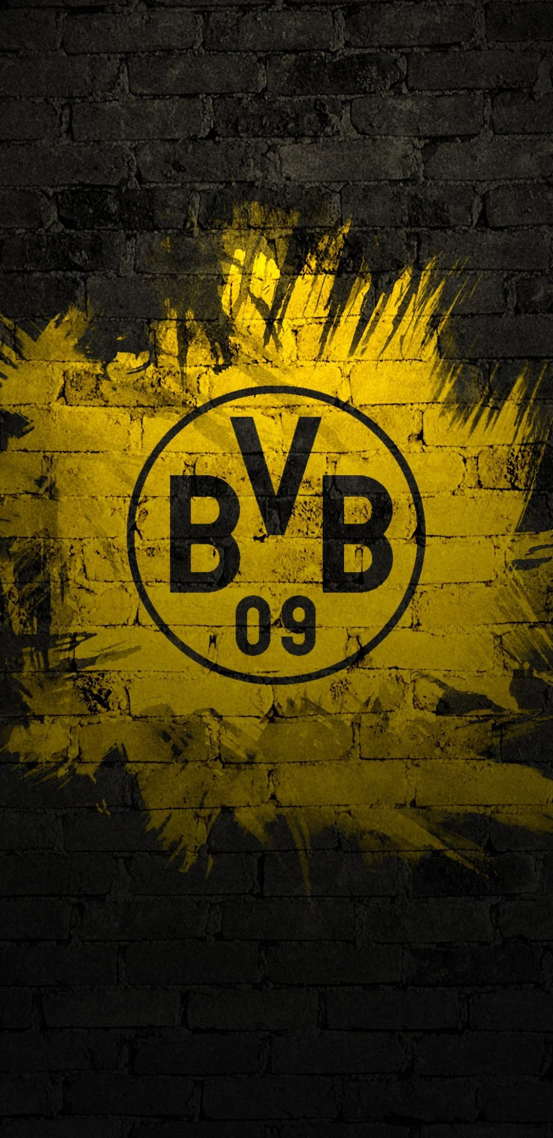 Borussia Dortmund: The most popular football club in Europe. 1080x2220 HD Background.