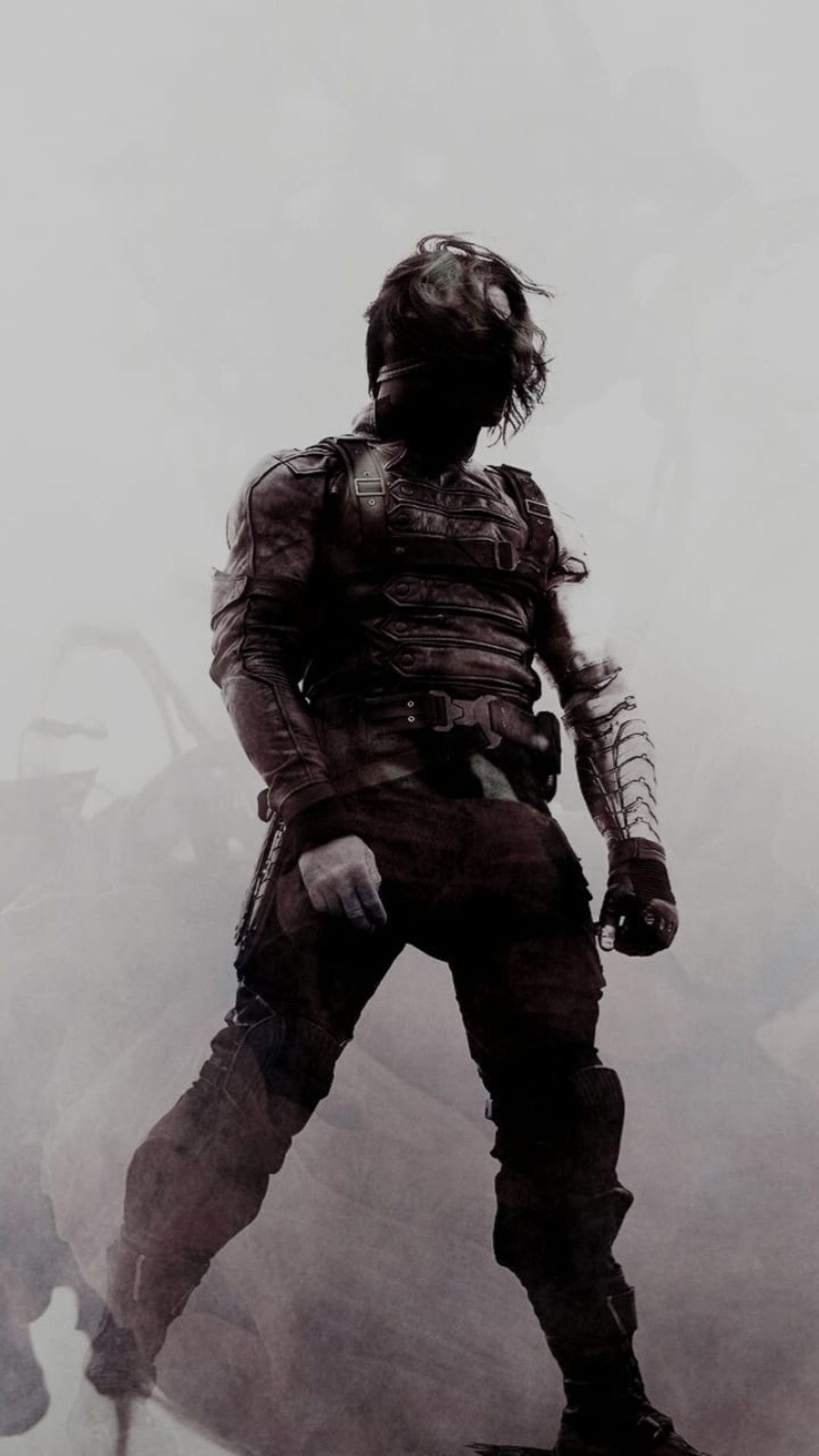 Bucky Barnes, Winter Soldier, Marvel wallpaper, 1080x1920 Full HD Phone