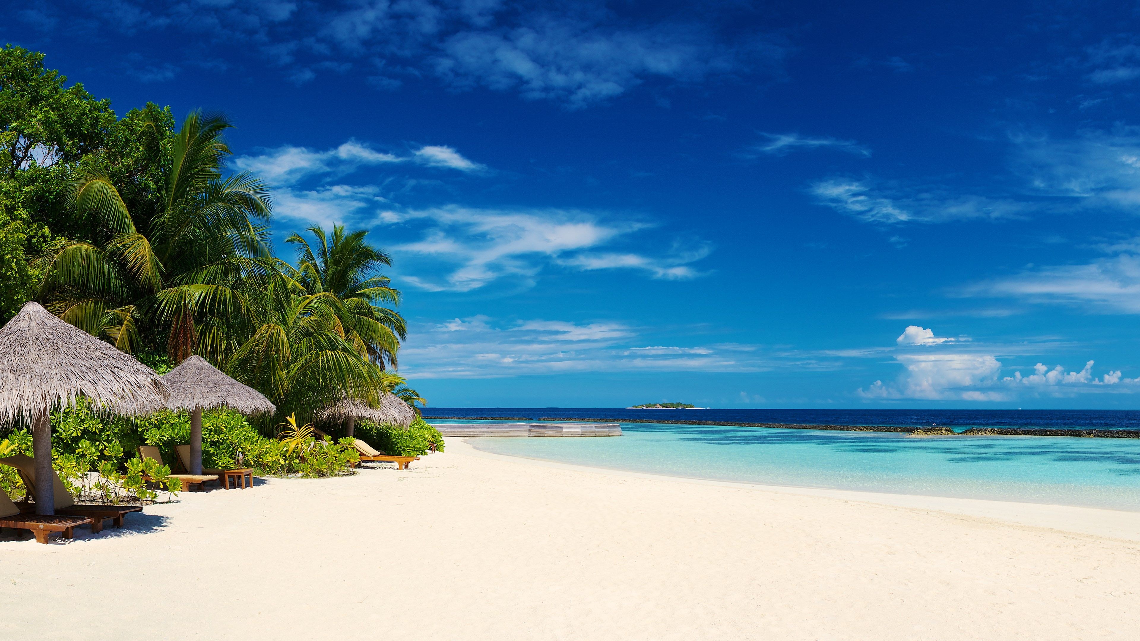 Best wallpaper, Island paradise, Beach vibes, Maldives dreams, 3840x2160 4K Desktop