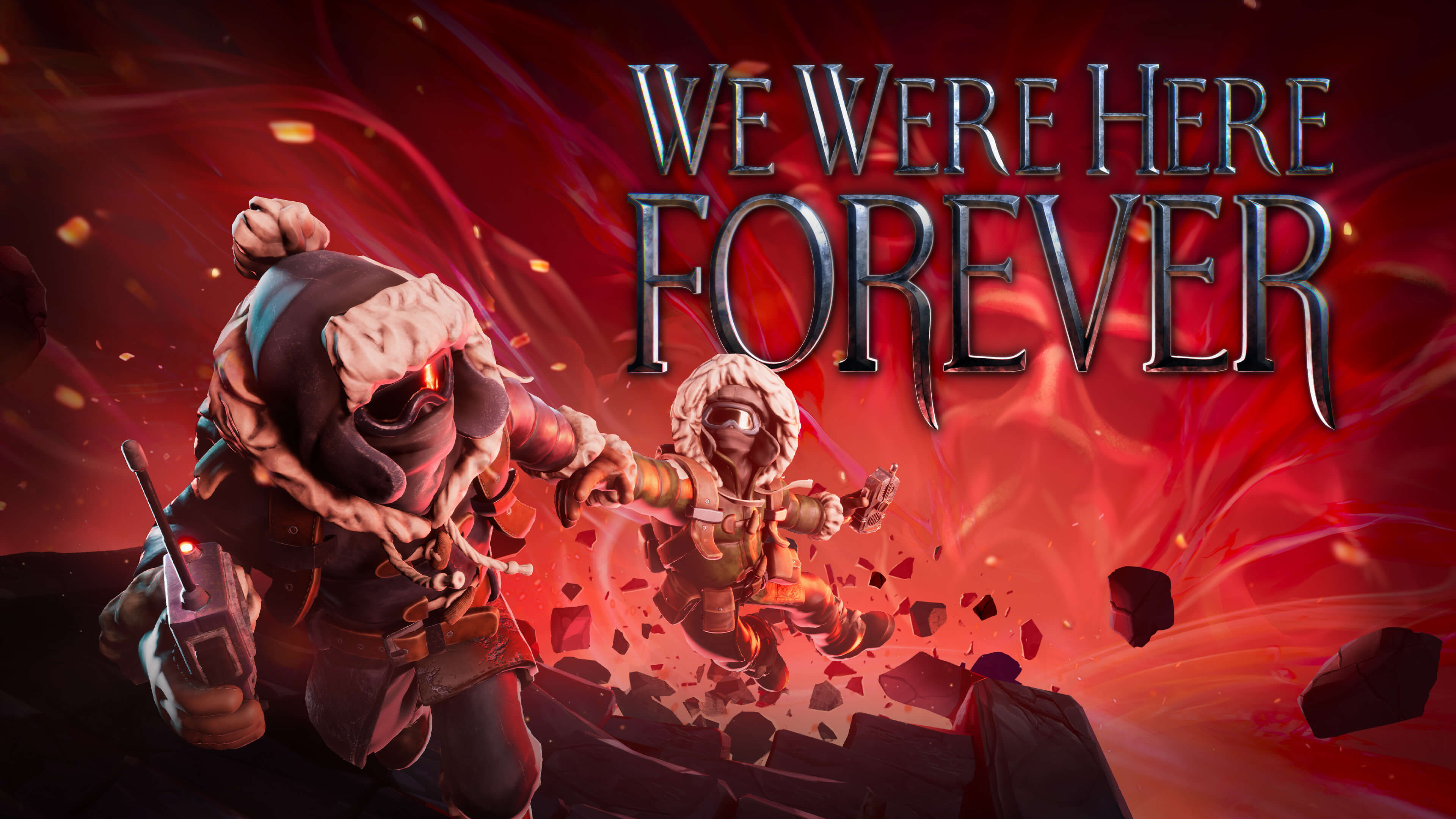 We Were Here Forever: Two partners, Awaken imprisoned. 3840x2160 4K Background.