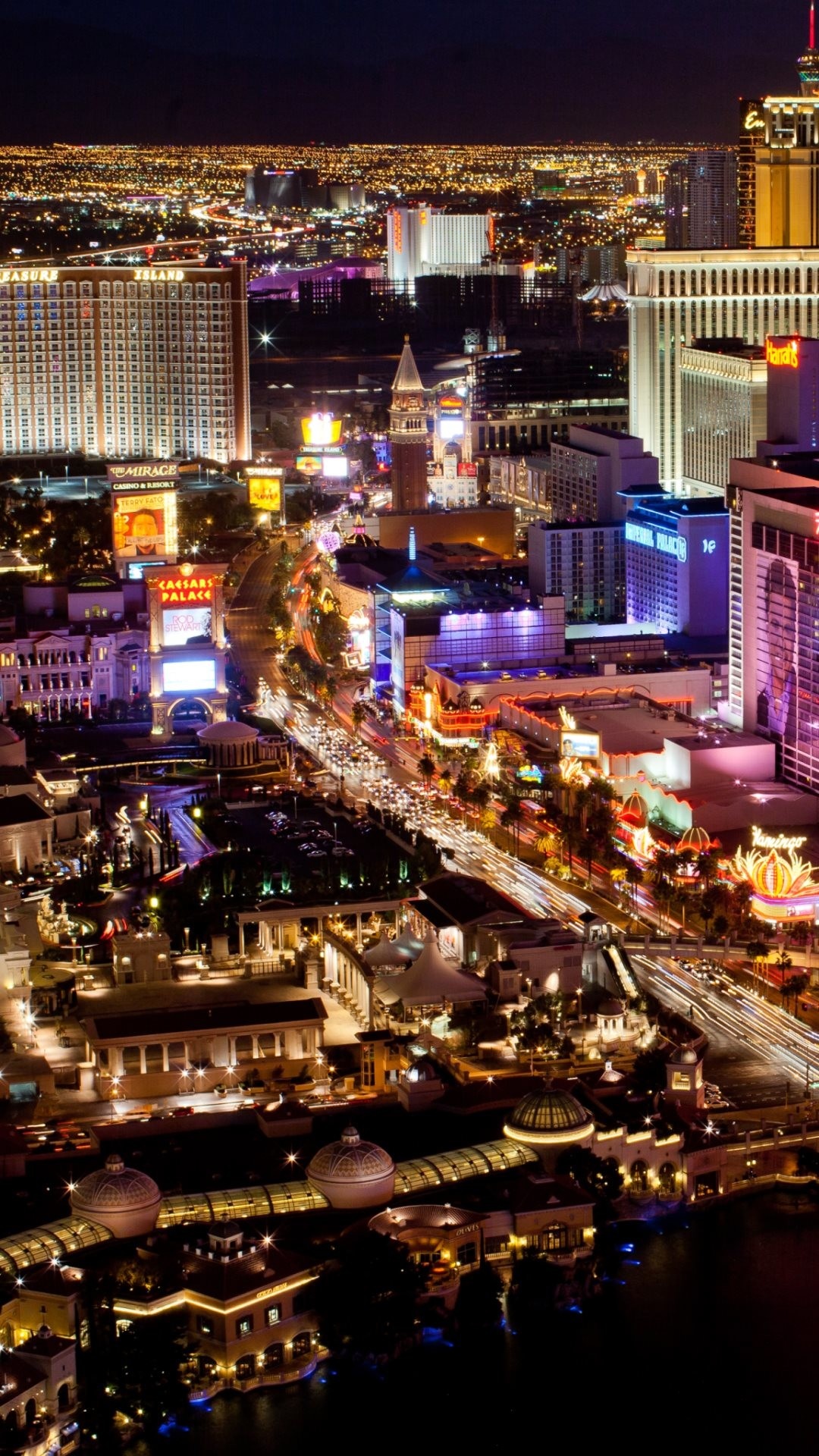 Las Vegas Strip, Desktop wallpapers, Stunning views, Cityscape, 1080x1920 Full HD Handy