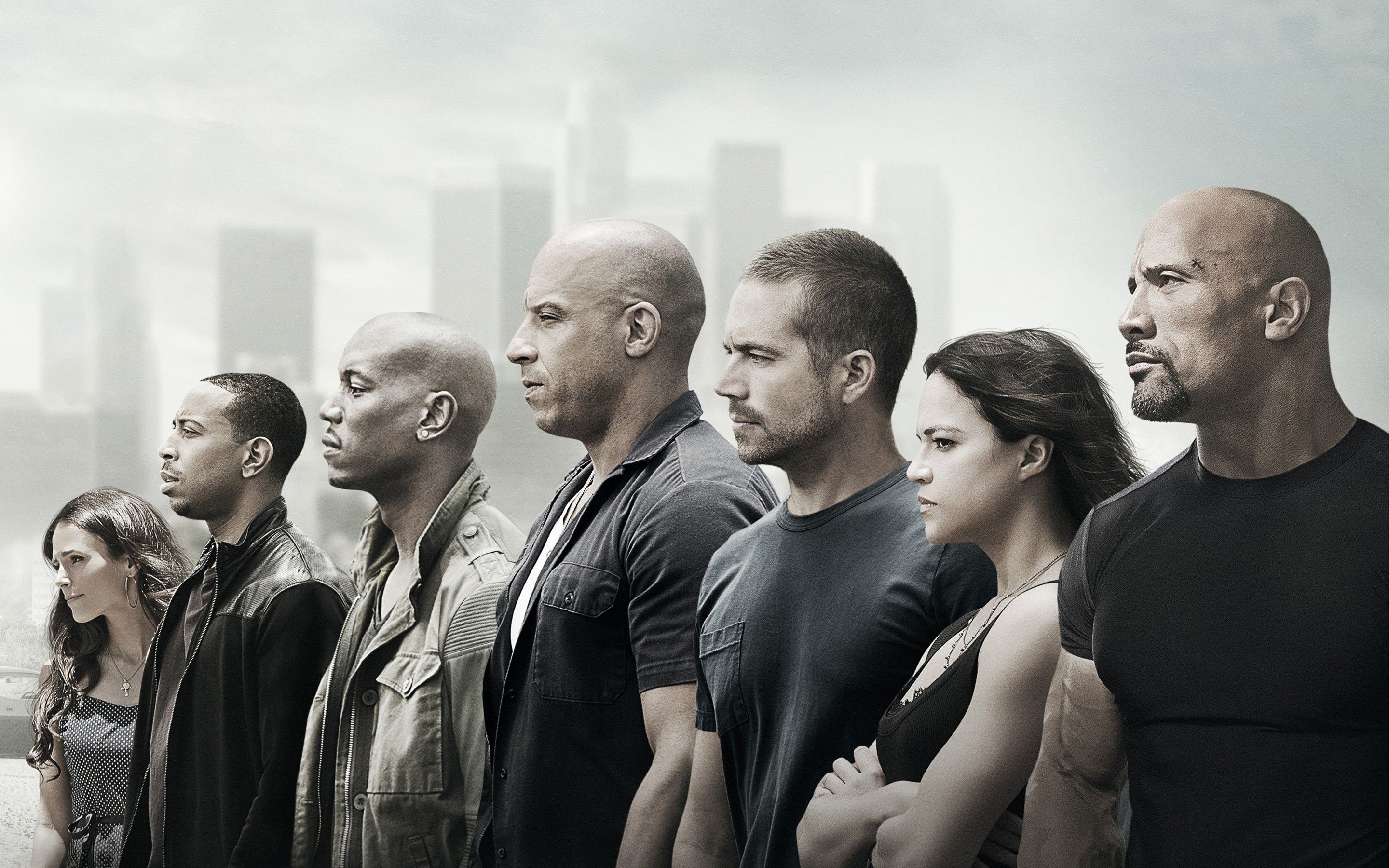 Furious 7, Adrenaline-fueled action, Intense car chases, Thrilling stunts, 2880x1800 HD Desktop