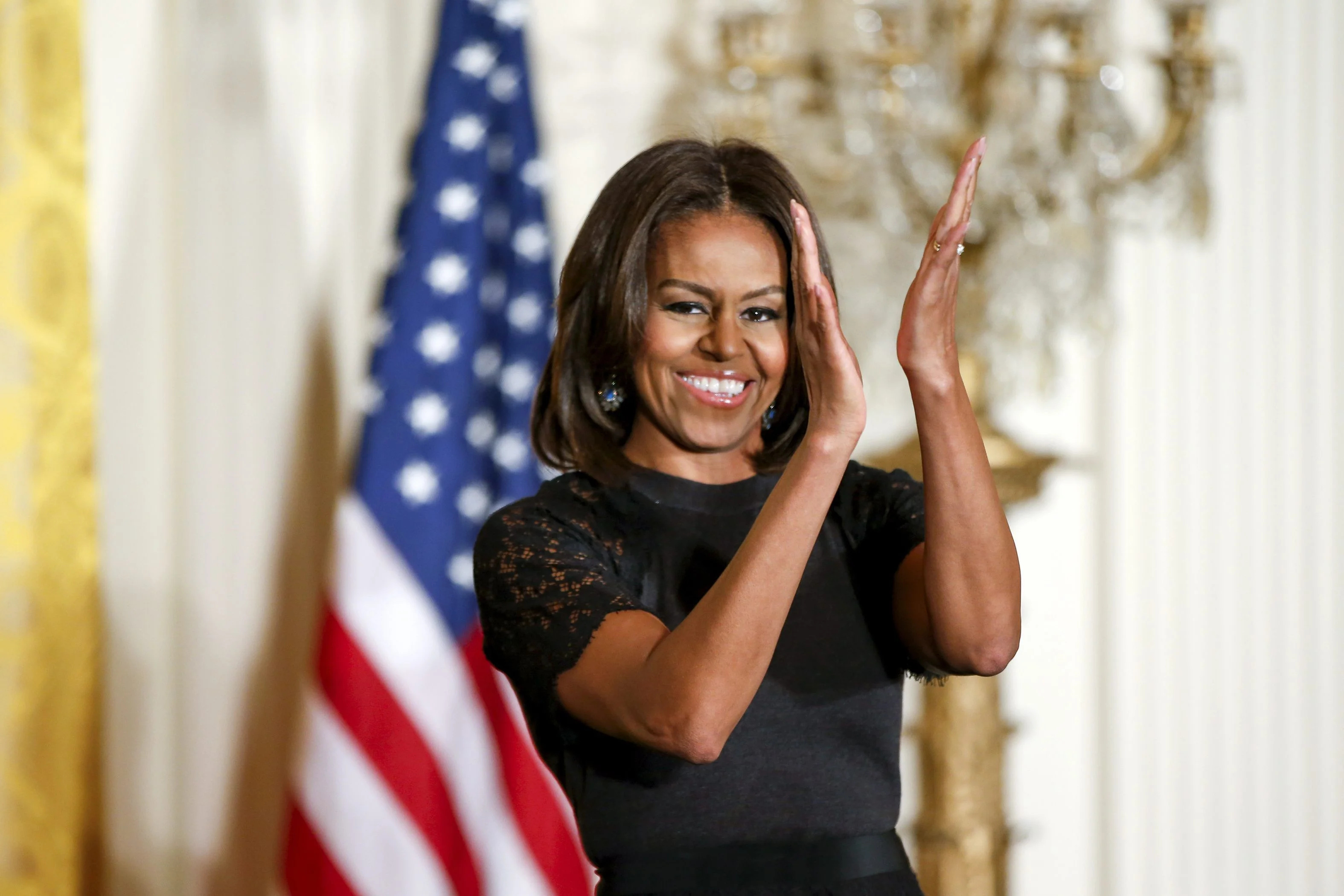 Michelle Obama: American attorney and author, First Lady. 3150x2100 HD Background.