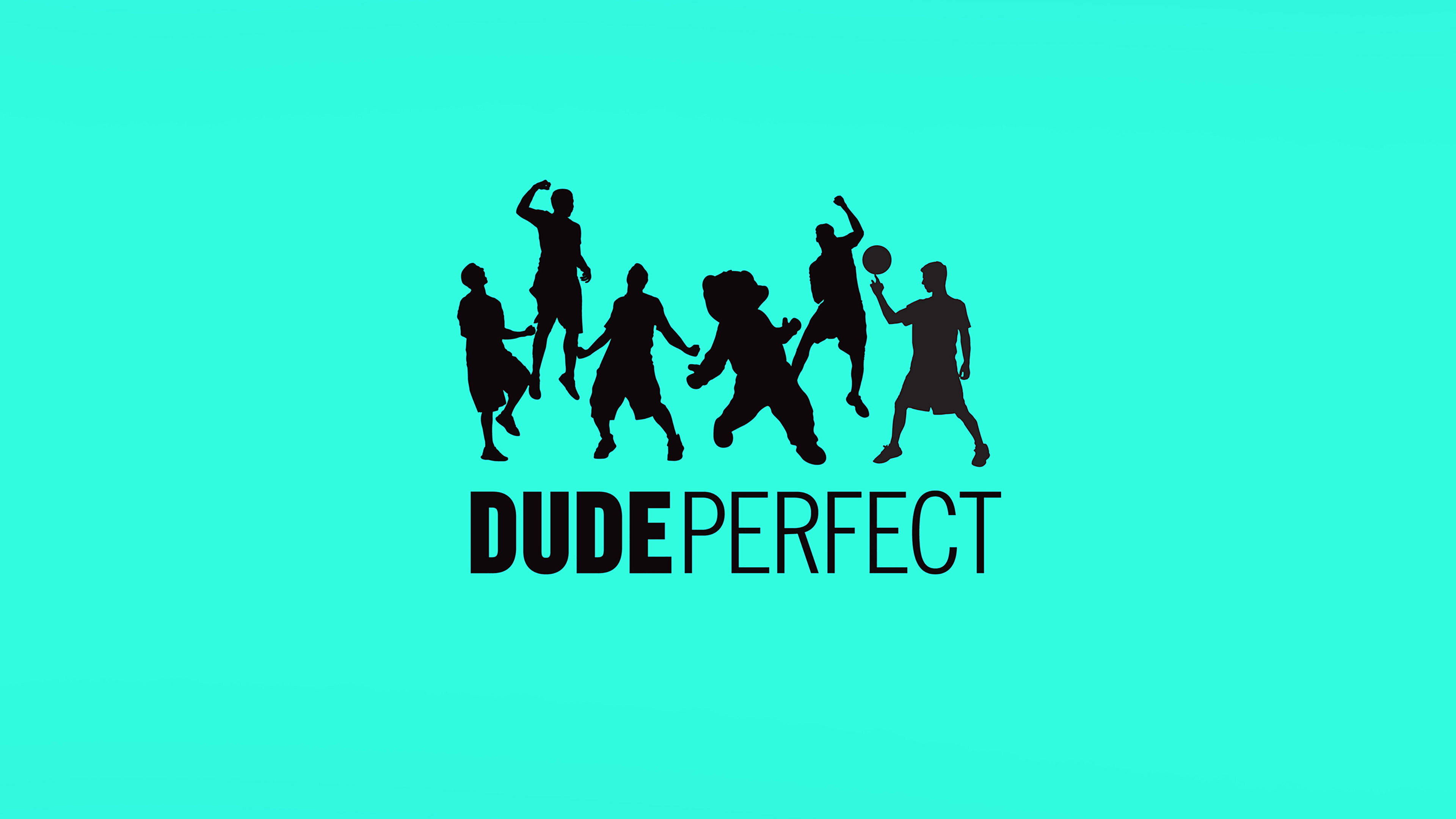 Dude Perfect logo, Musical vibes, Ab11 wallpaper, Artistic design, 3840x2160 4K Desktop
