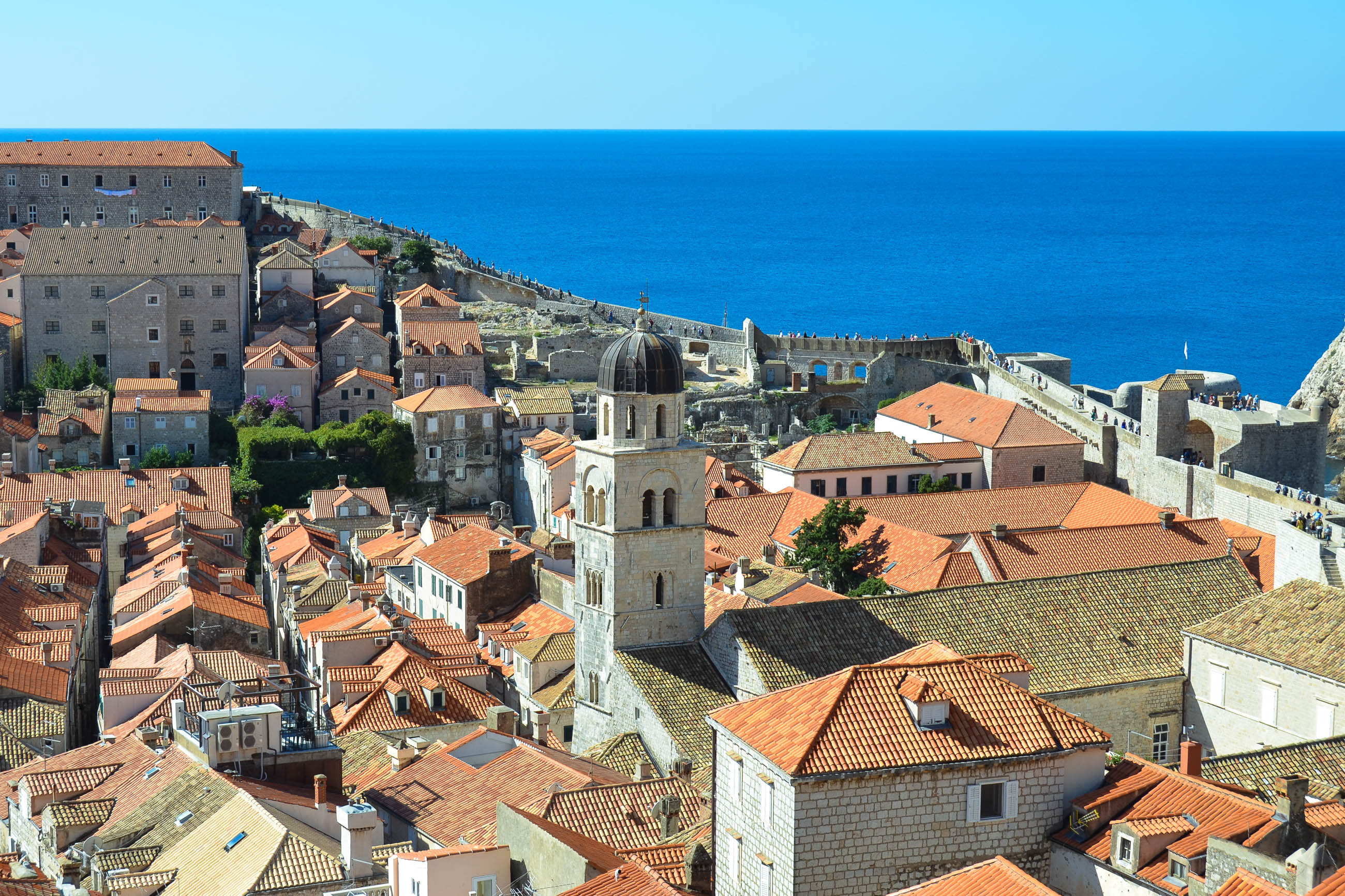 City walls of Dubrovnik, Croatia, 2600x1740 HD Desktop