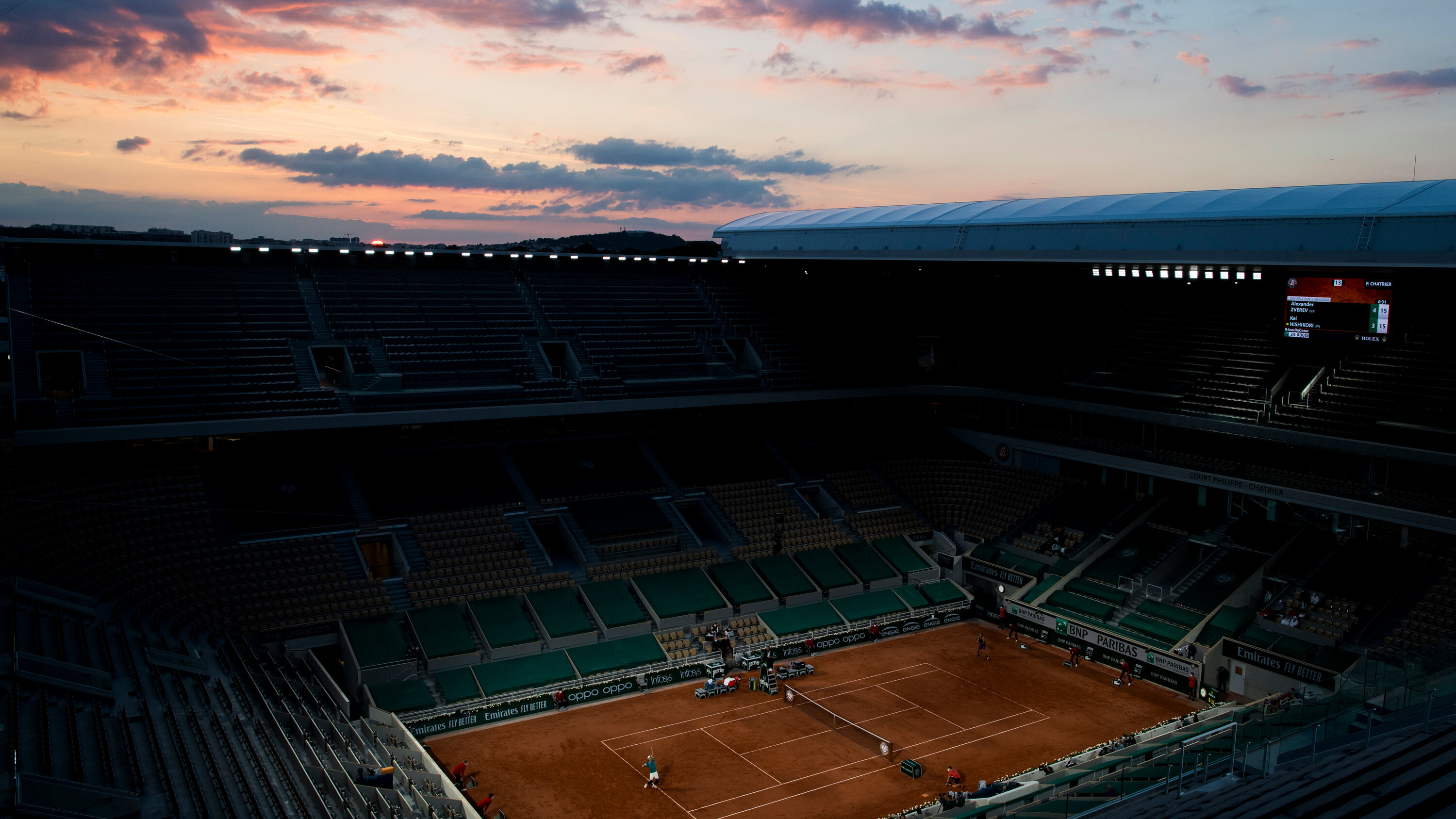 French Open grounds, Guided tour, Behind the scenes, Tennis event, 3000x1690 HD Desktop