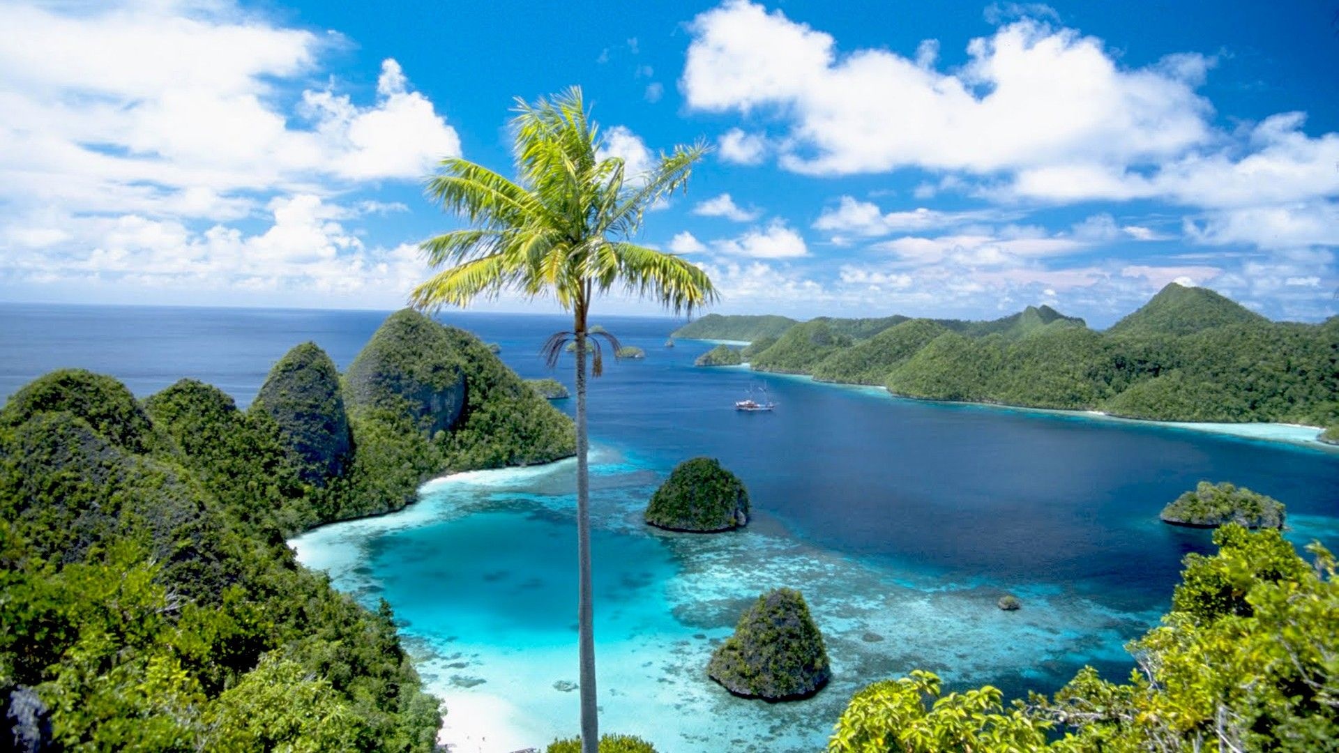 Micronesia, Palau island, 4K wallpapers, Stunning backgrounds, 1920x1080 Full HD Desktop