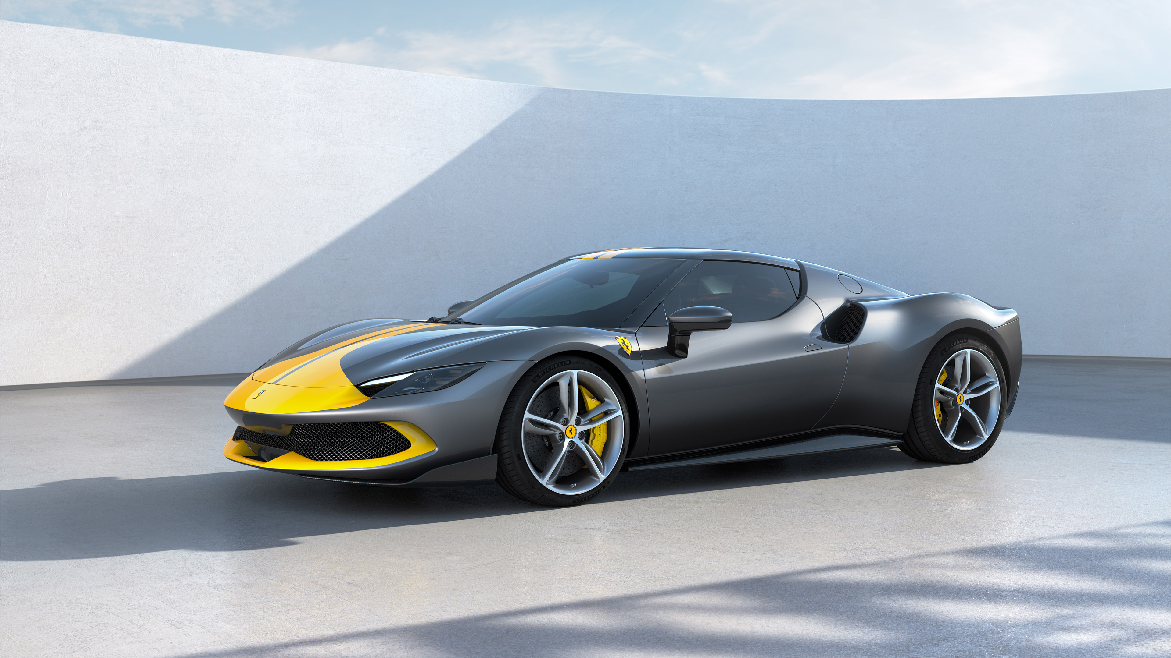 Ferrari 296 GTB, Exotic sports car, Cutting-edge technology, Power and elegance, 3840x2160 4K Desktop