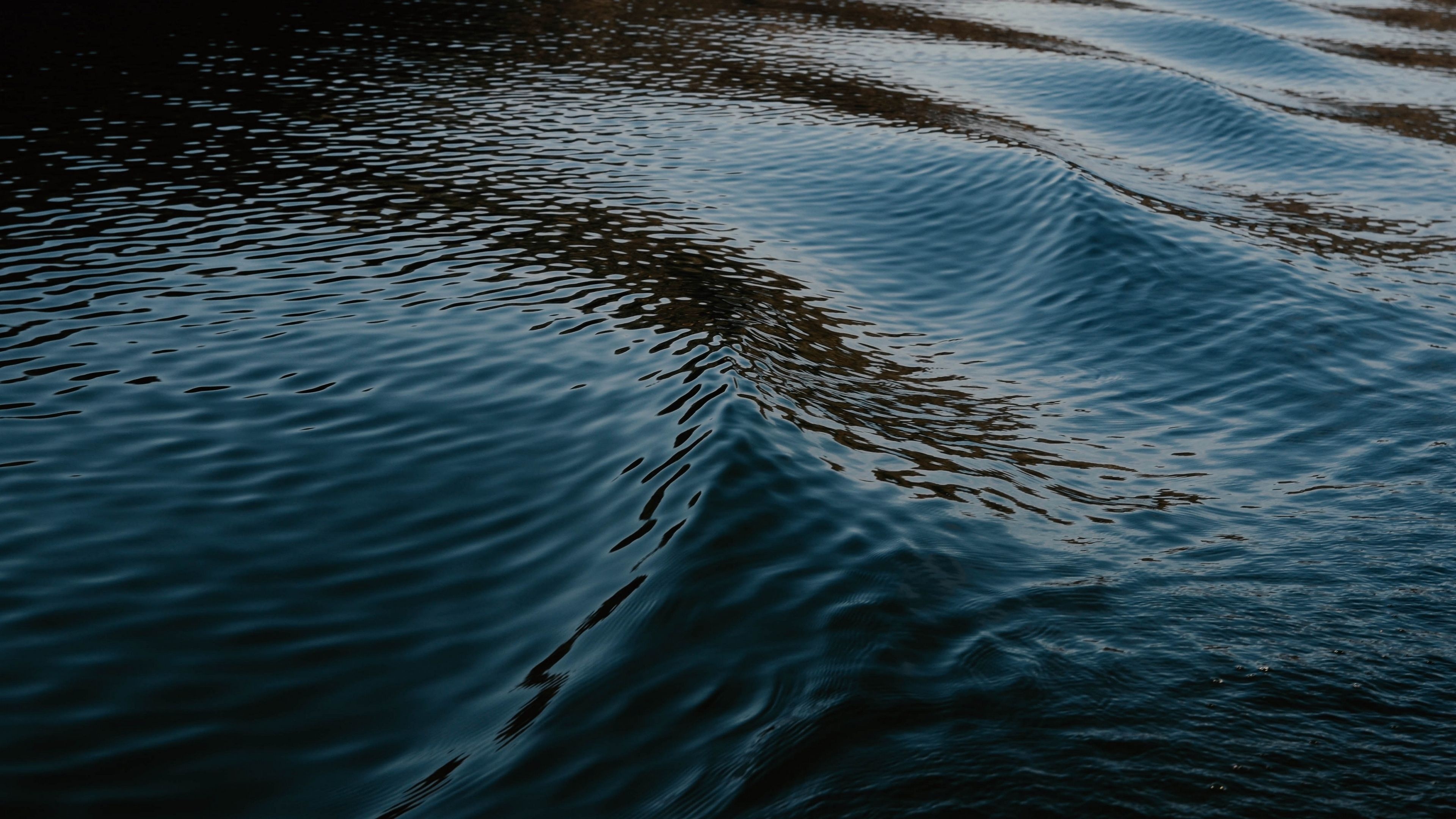 Water, Serene and tranquil, Reflective beauty, Blue skies and sparkling waves, 3840x2160 4K Desktop
