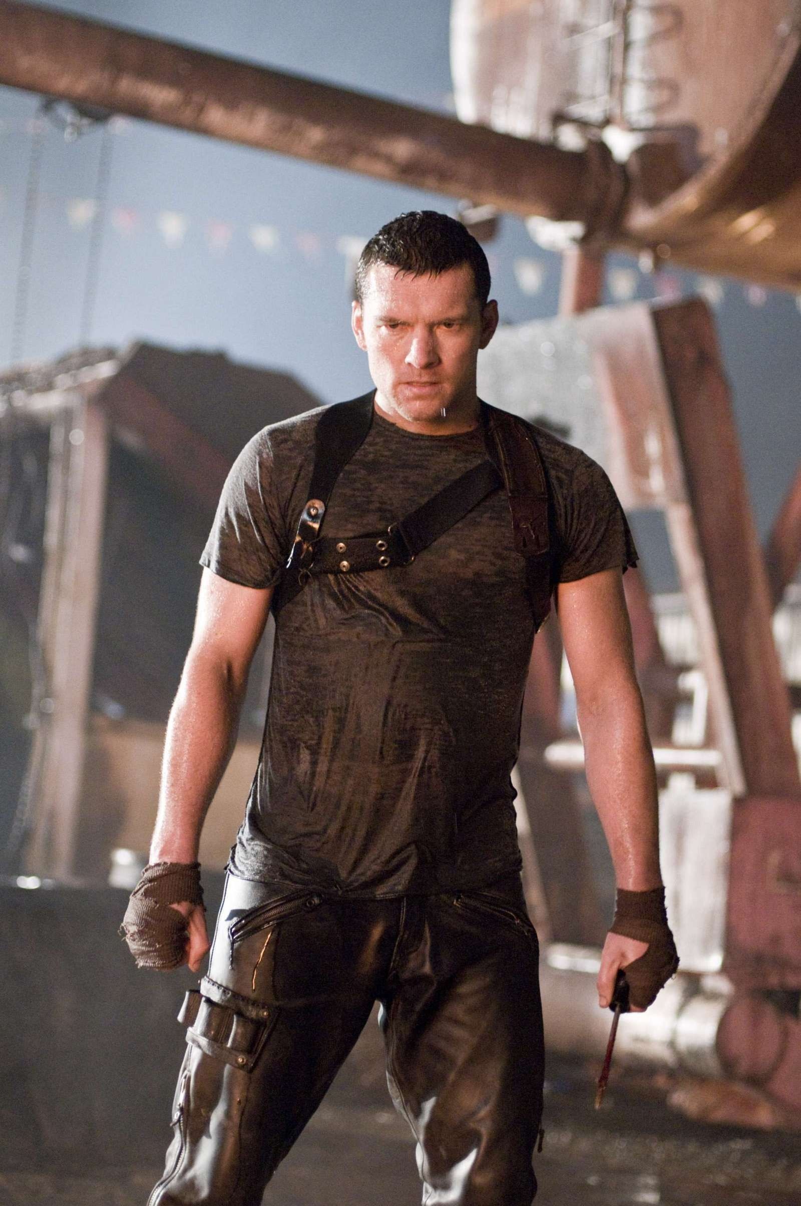 Sam Worthington: Portrayed Marcus Wright in Terminator Salvation, directed by McG. 1600x2410 HD Background.