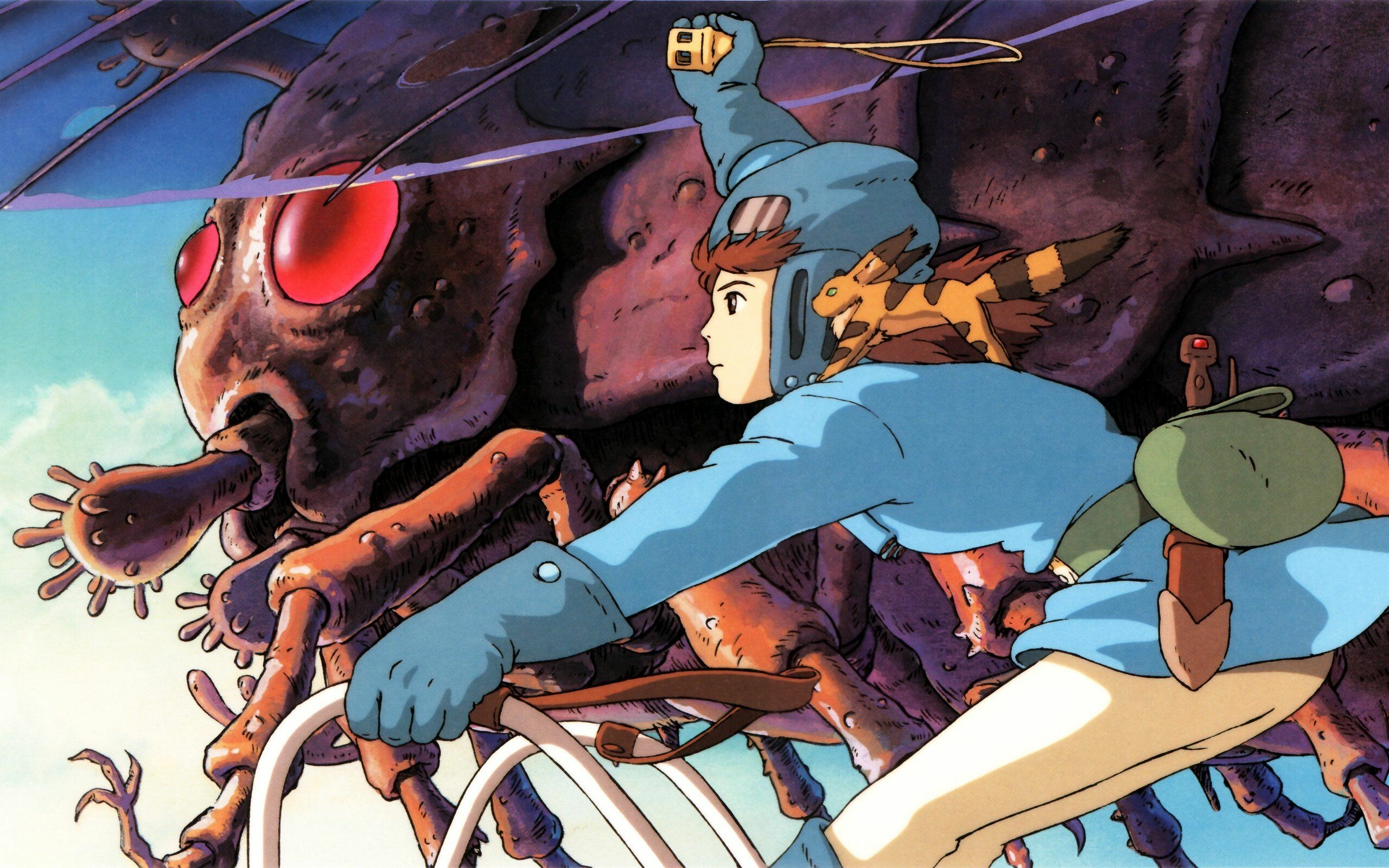 Nausicaa of the Valley of the Wind: Anime movie, Studio Ghibli, Cartoon. 2560x1600 HD Background.