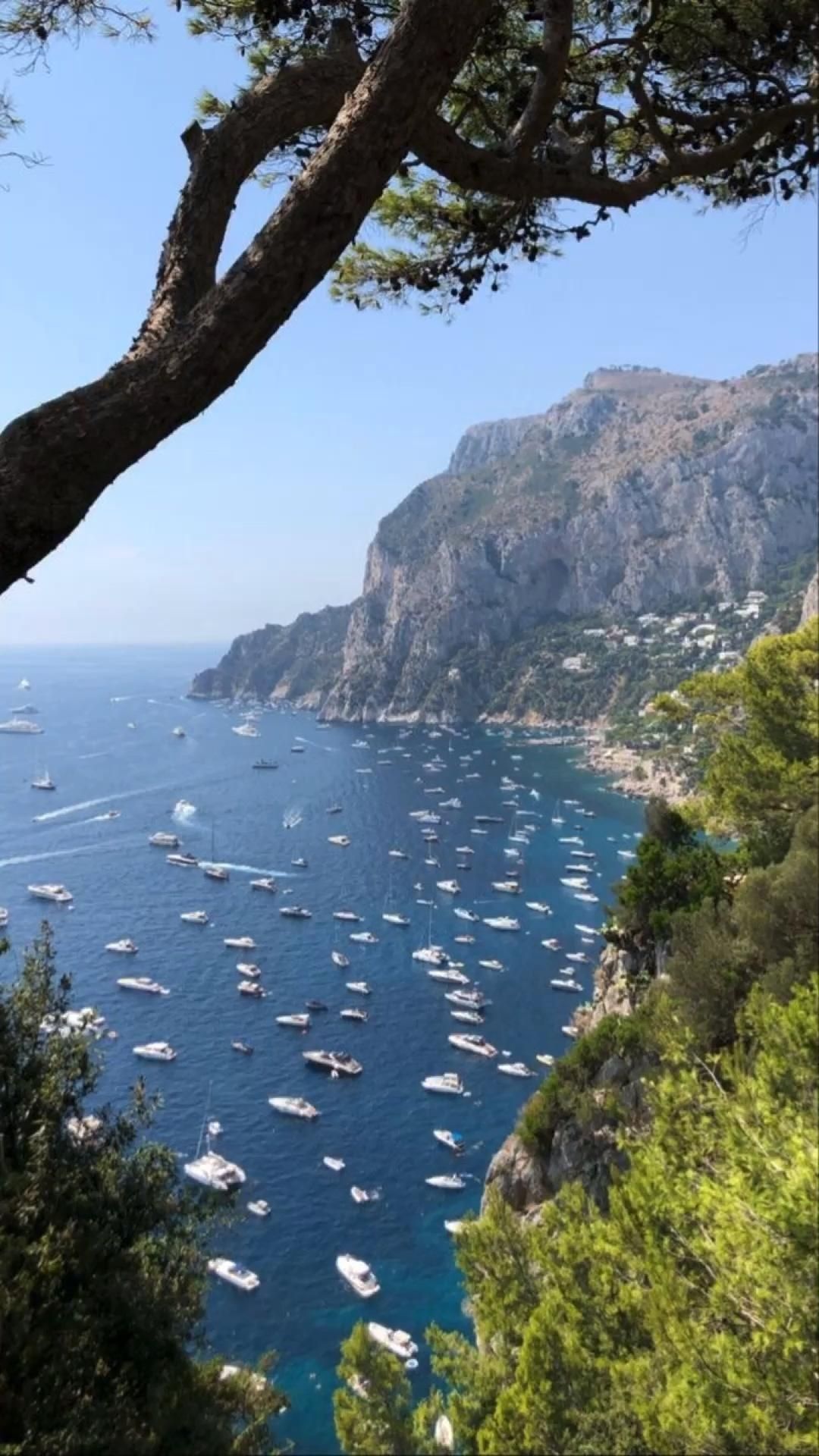 Capri Island, Beautiful summer views, Scenic coastal landscapes, Picture-perfect moments, 1080x1920 Full HD Phone