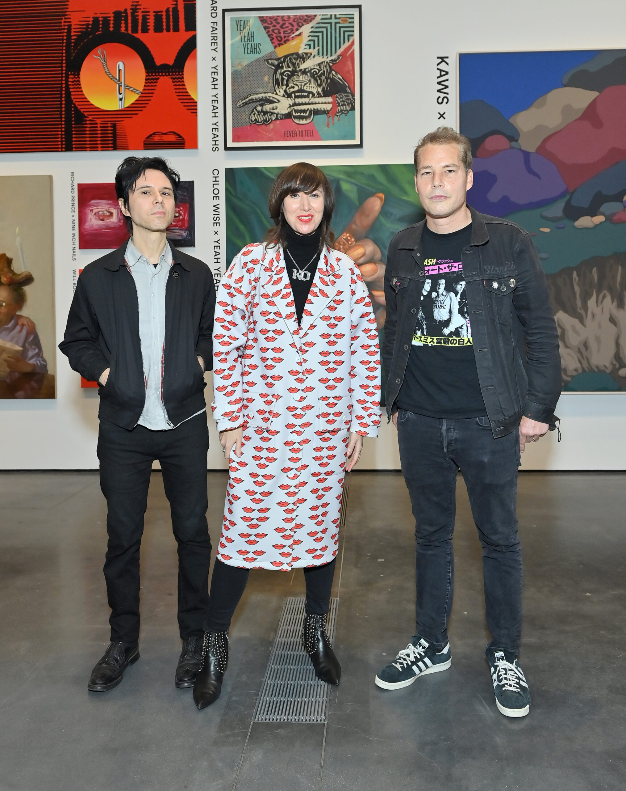 Yeah Yeah Yeahs, Unique X Shepard Fairey collaboration, Iconic street art, Music-inspired illustrations, 2030x2560 HD Handy