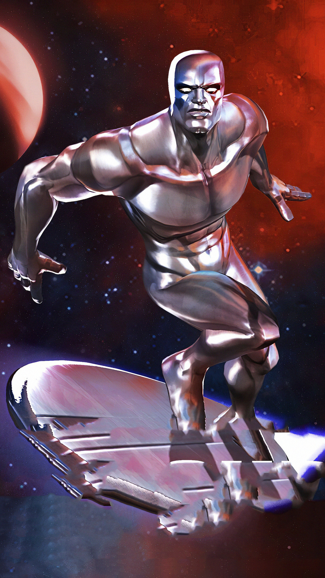 Silver Surfer Contest of Champions, 4K iPhone wallpapers, 1080x1920 Full HD Handy