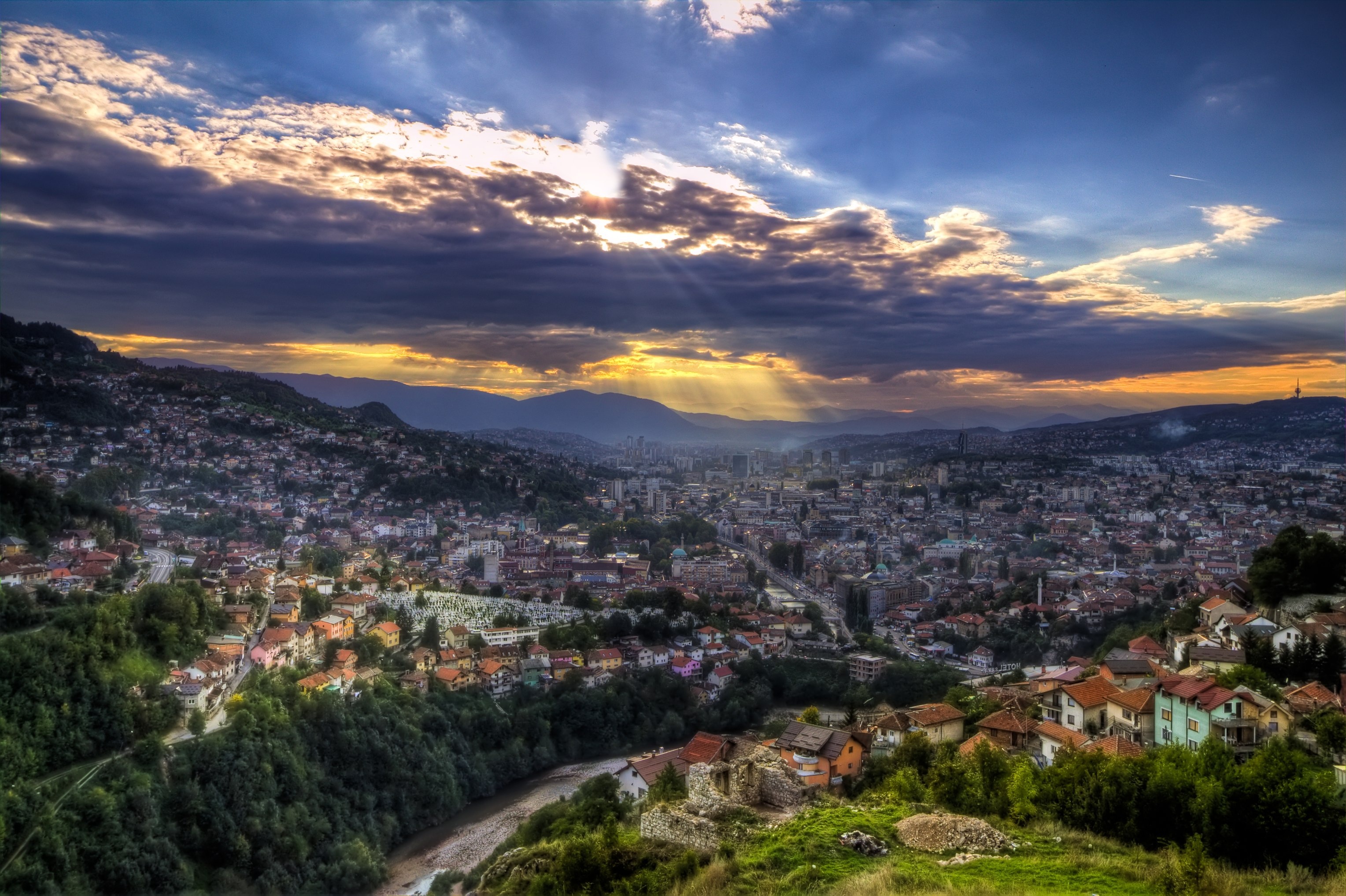 Sarajevo city exploration, Beautiful Bosnia and Herzegovina, Architectural wonders, Thousand Wonders, 3060x2040 HD Desktop