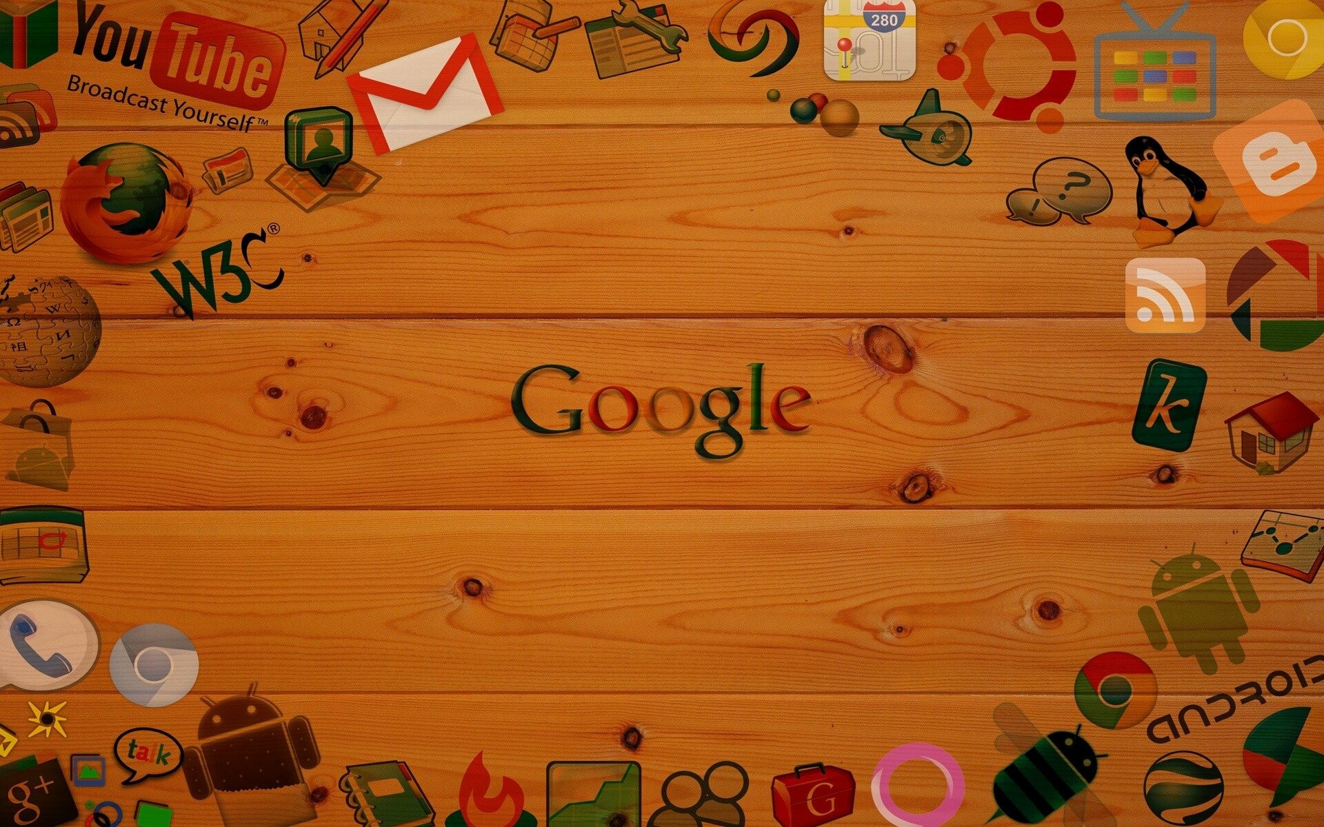 Google: Gmail, Android, Chrome, YouTube, Quantum computing, E-commerce, Artificial intelligence. 1920x1200 HD Background.