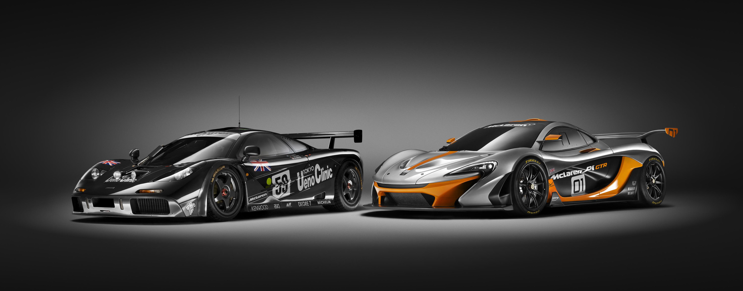 McLaren P1, GTR edition, HD picture, Dynamic sports car, 3000x1180 Dual Screen Desktop