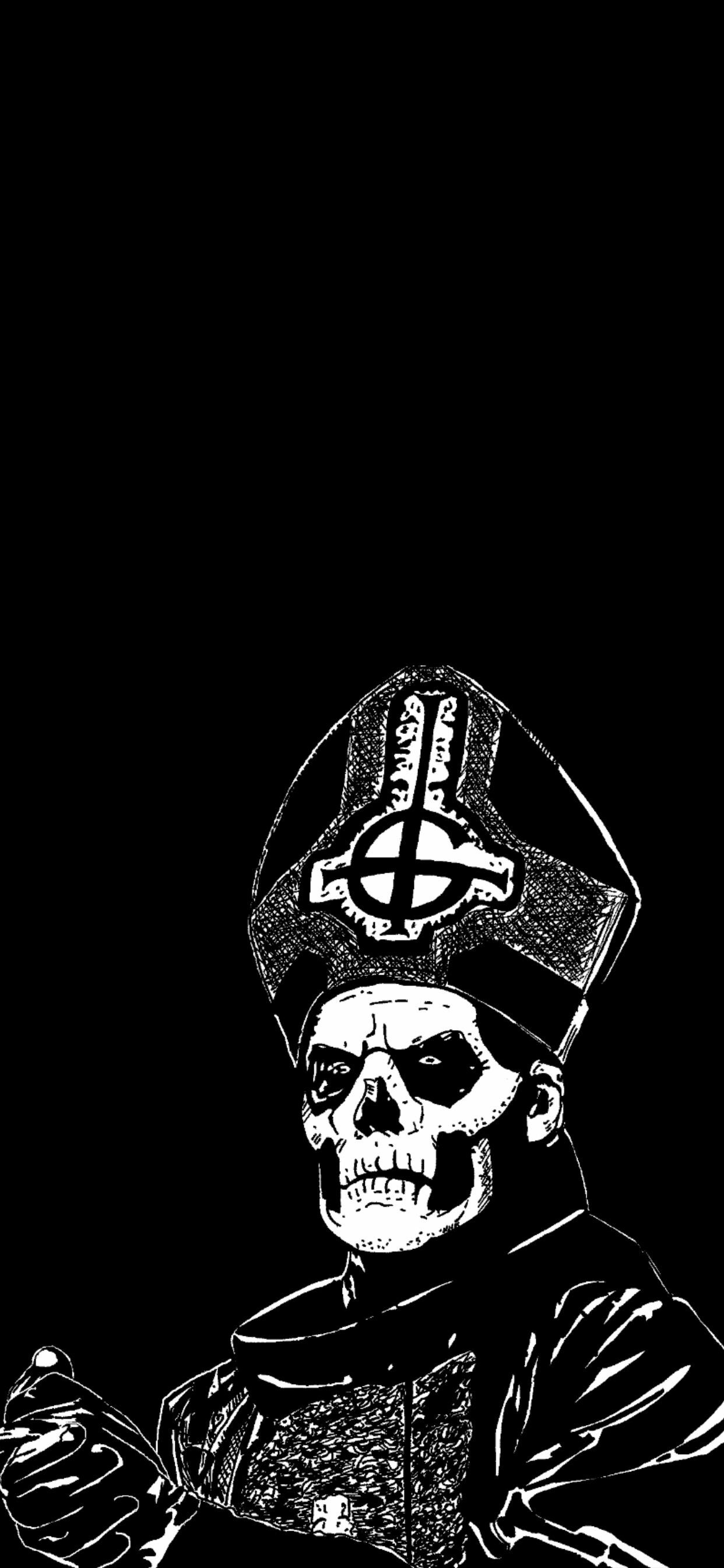 Ghost (Band): A member of the Group of Nameless Ghouls, A Ghoul Writer, Cardinal Copia. 1250x2690 HD Wallpaper.