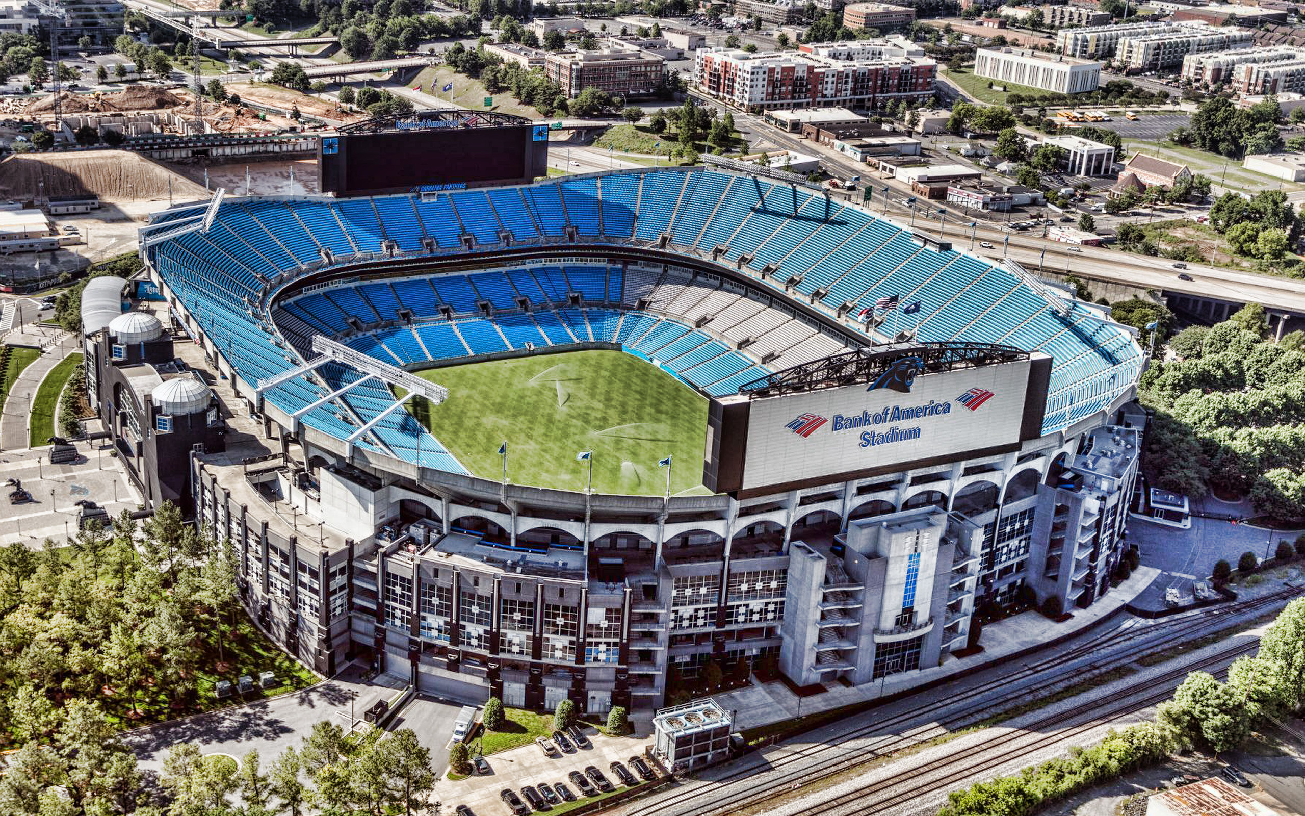 Bank of America Stadium, Football stadium, Charlotte, North Carolina, 2560x1600 HD Desktop