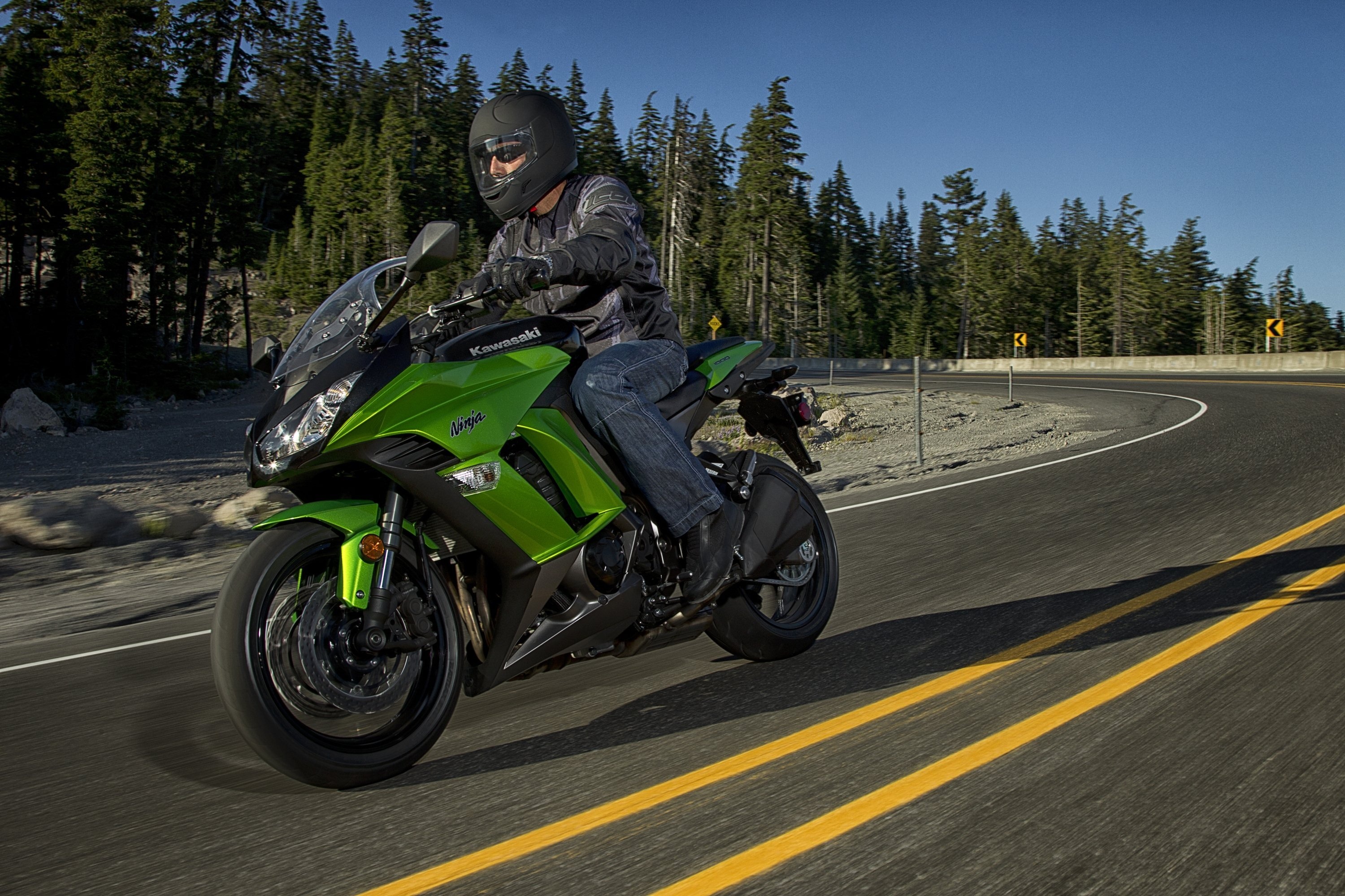 Kawasaki Ninja 1000 motorcycles, Motorcycle wallpaper, Thrilling performance, Automotive excellence, 3000x2000 HD Desktop