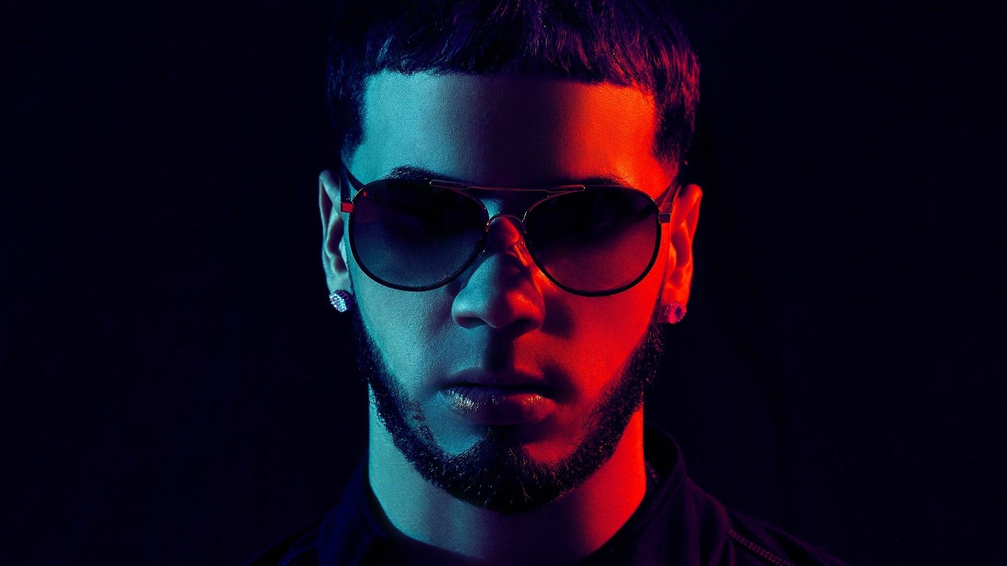 Anuel AA: The first Latin artist to collaborate with UFC to promote a sports conceptual album. 2050x1160 HD Background.